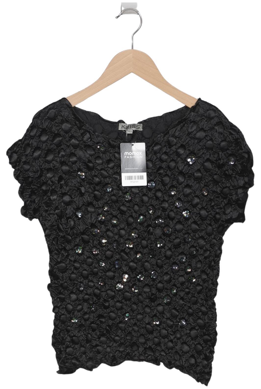 

Kriss Sweden Damen T-Shirt, schwarz, Gr. 38