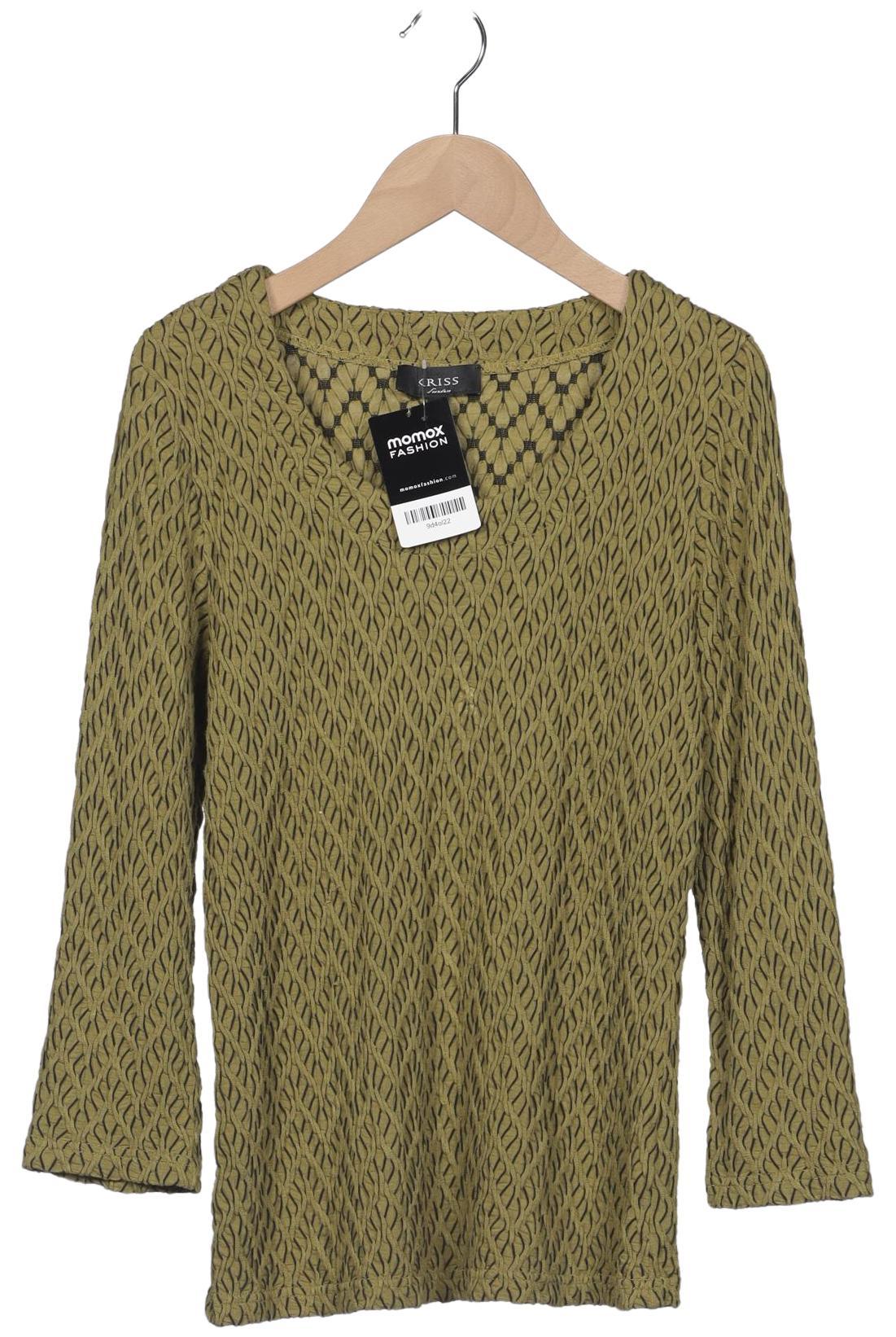 

Kriss Sweden Damen Langarmshirt, grün, Gr. 36