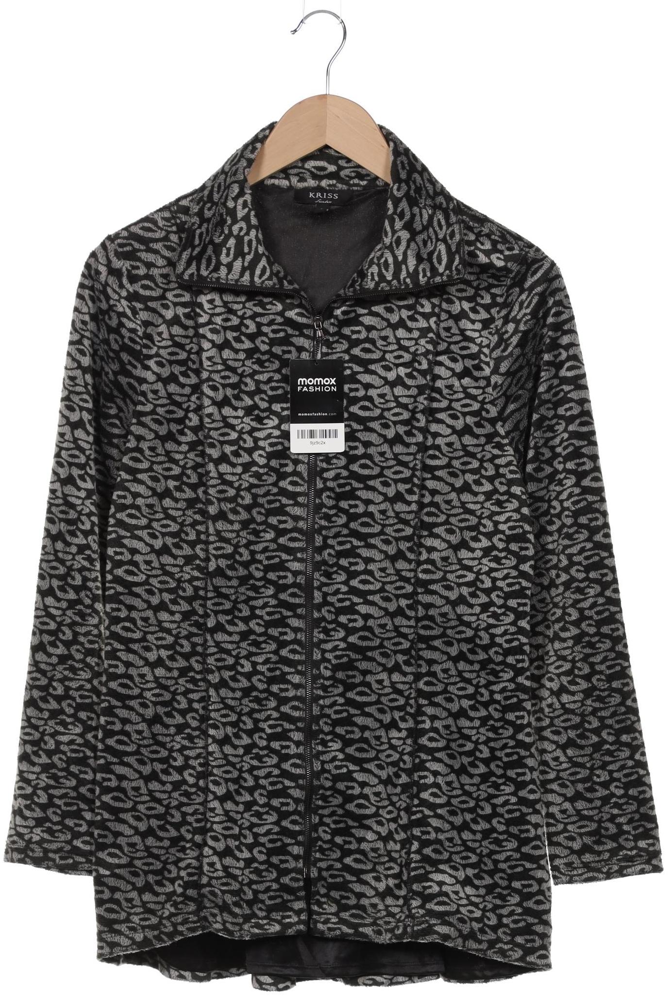 

Kriss Sweden Damen Strickjacke, grau, Gr. 36