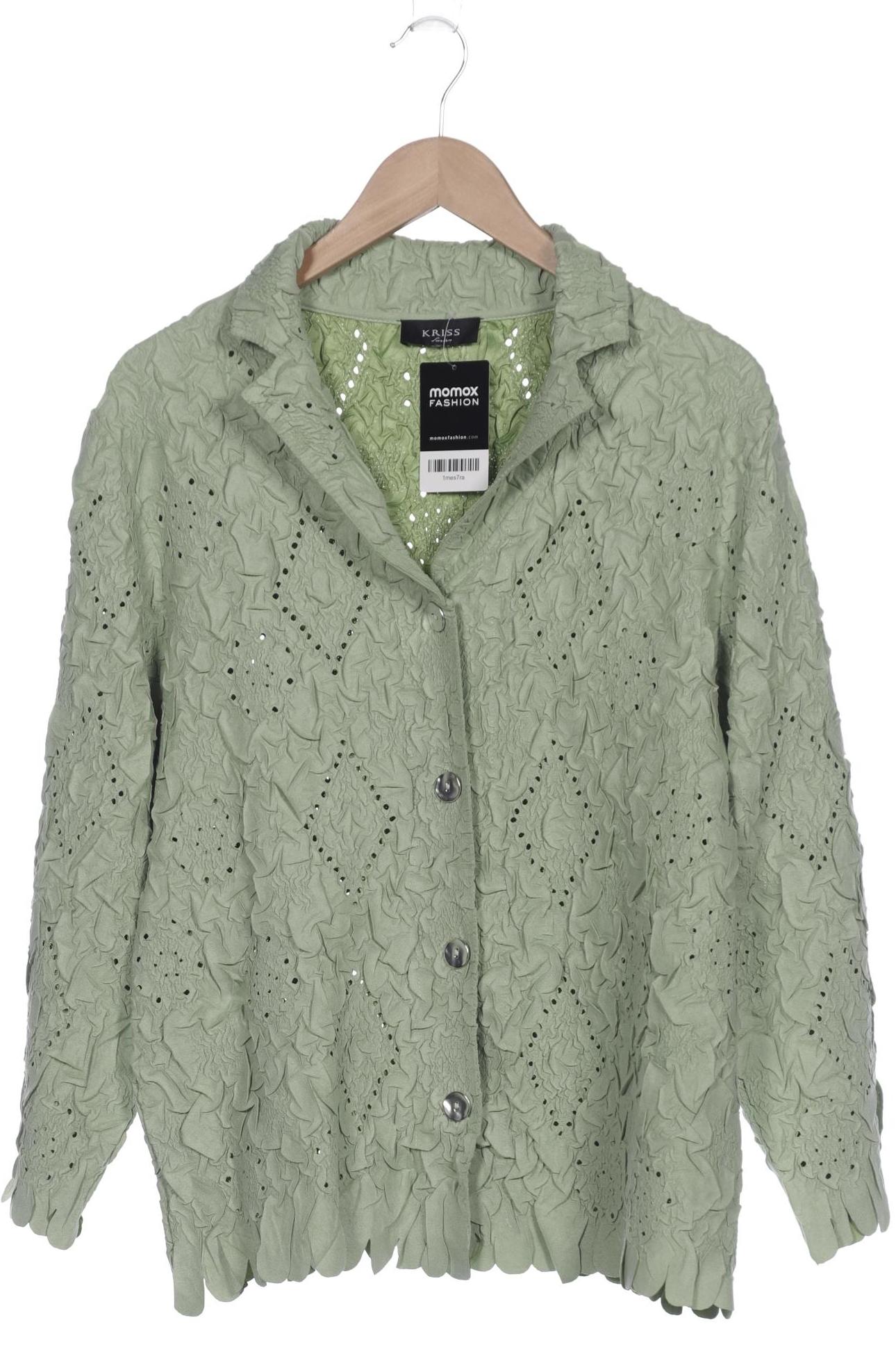 

Kriss Sweden Damen Strickjacke, hellgrün, Gr. 42