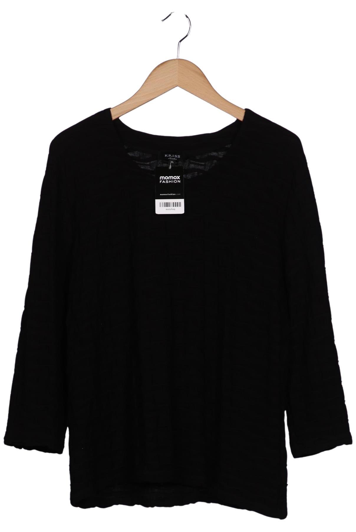 

Kriss Sweden Damen Langarmshirt, schwarz, Gr. 44