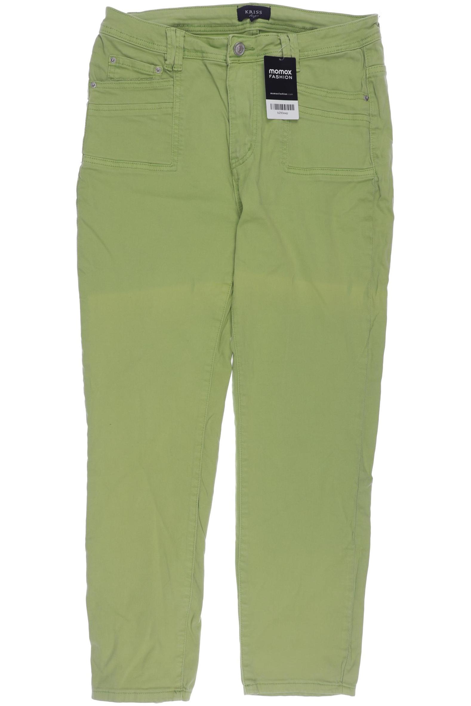 

Kriss Sweden Damen Jeans, grün, Gr. 0