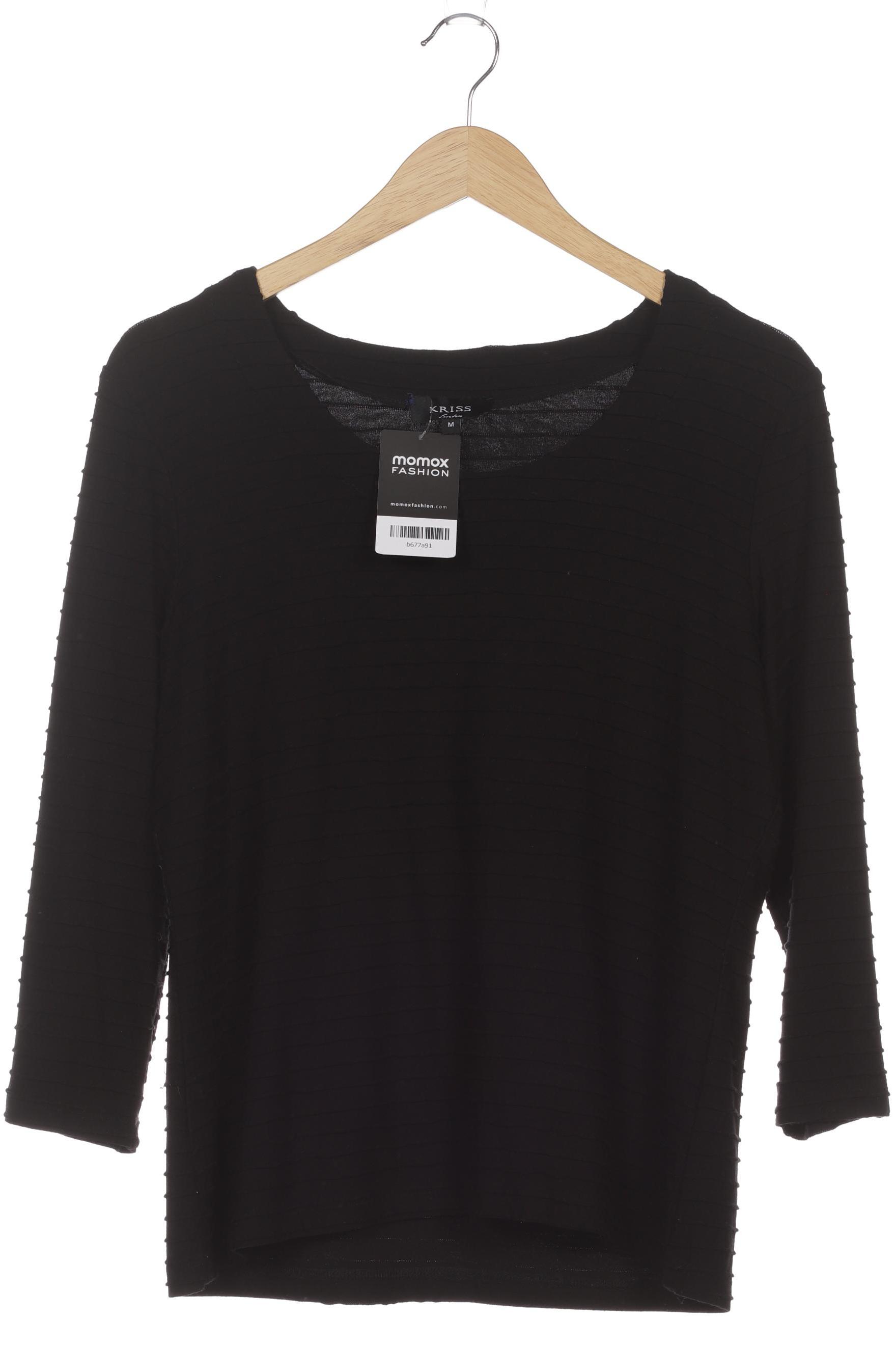 

Kriss Sweden Damen Langarmshirt, schwarz, Gr. 38