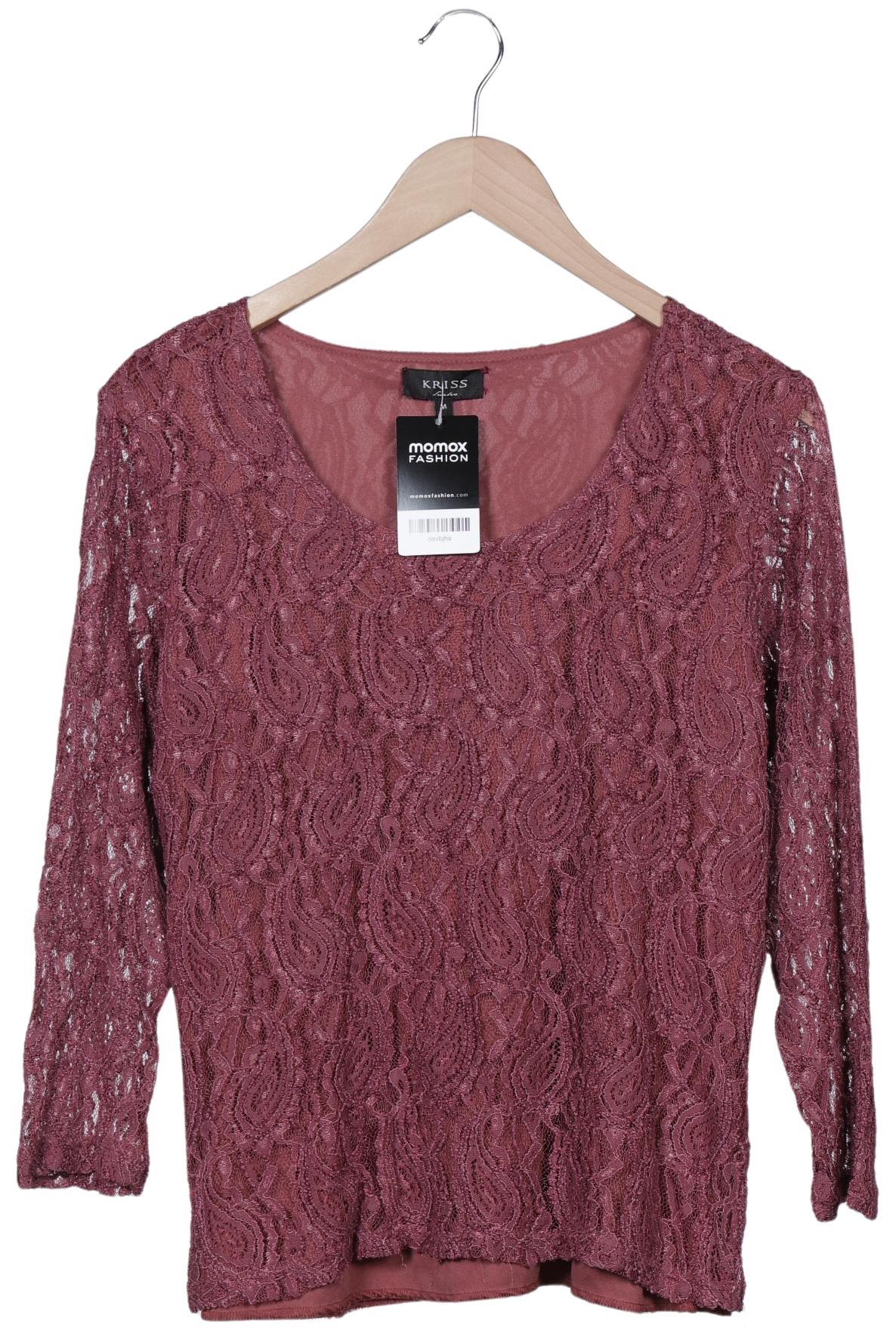 

Kriss Sweden Damen Langarmshirt, bordeaux, Gr. 38