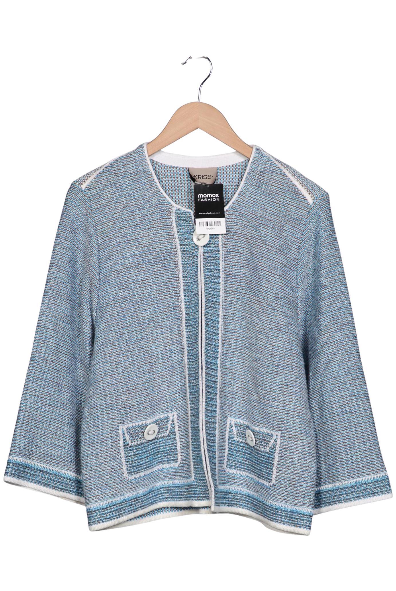 

Kriss Sweden Damen Strickjacke, hellblau, Gr. 42