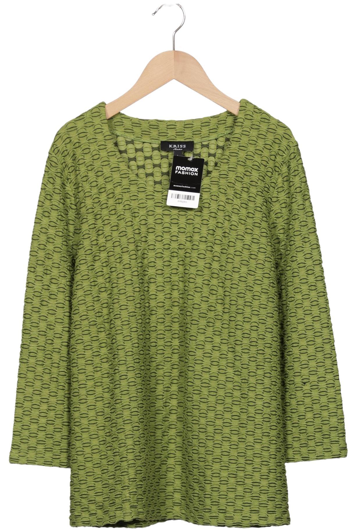 

Kriss Sweden Damen Langarmshirt, grün, Gr. 42