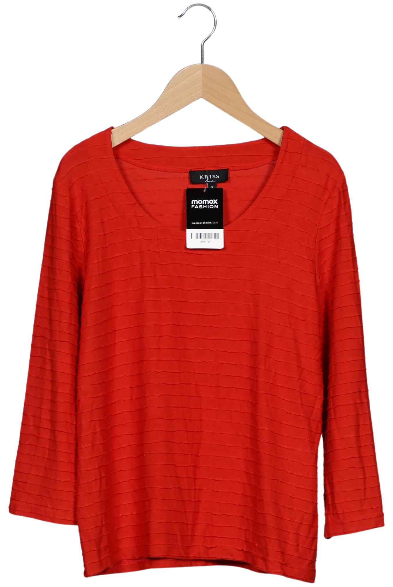 

Kriss Sweden Damen Langarmshirt, rot, Gr. 36