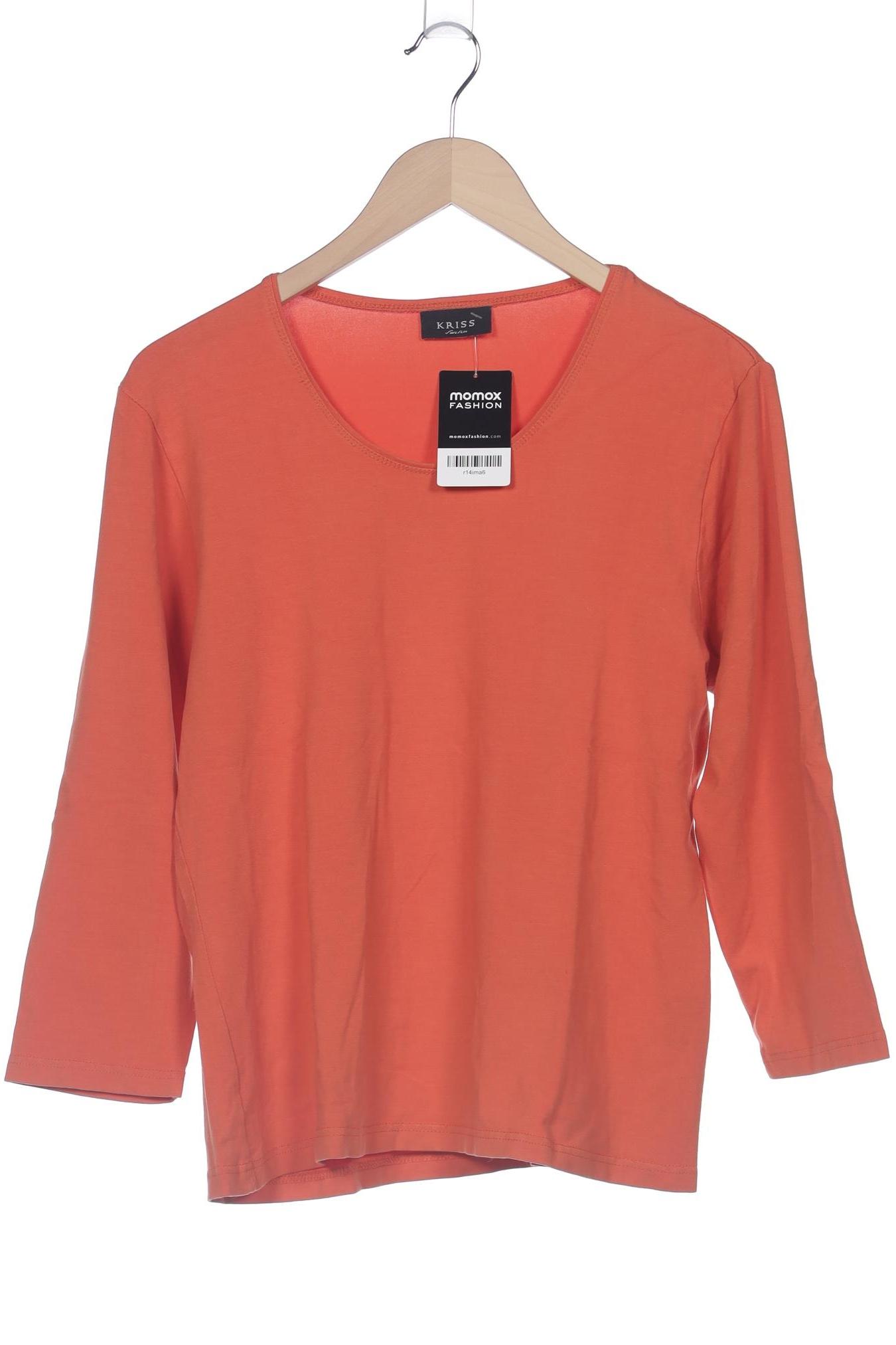 

Kriss Sweden Damen Langarmshirt, orange, Gr. 42