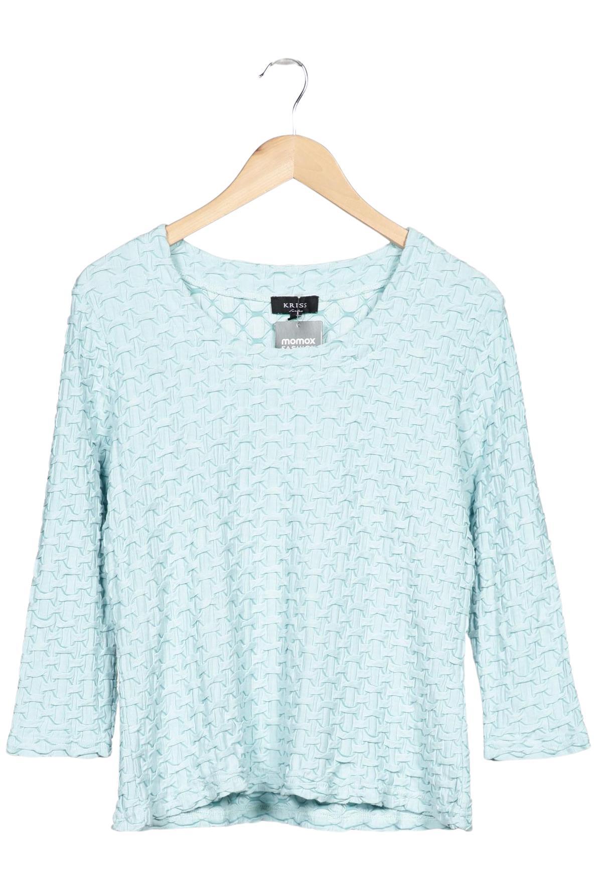 

Kriss Sweden Damen Langarmshirt, hellblau, Gr. 38