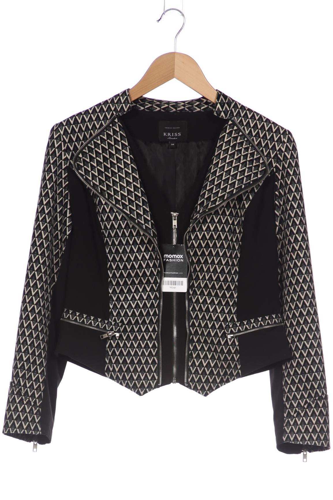 

Kriss Sweden Damen Jacke, schwarz, Gr. 36