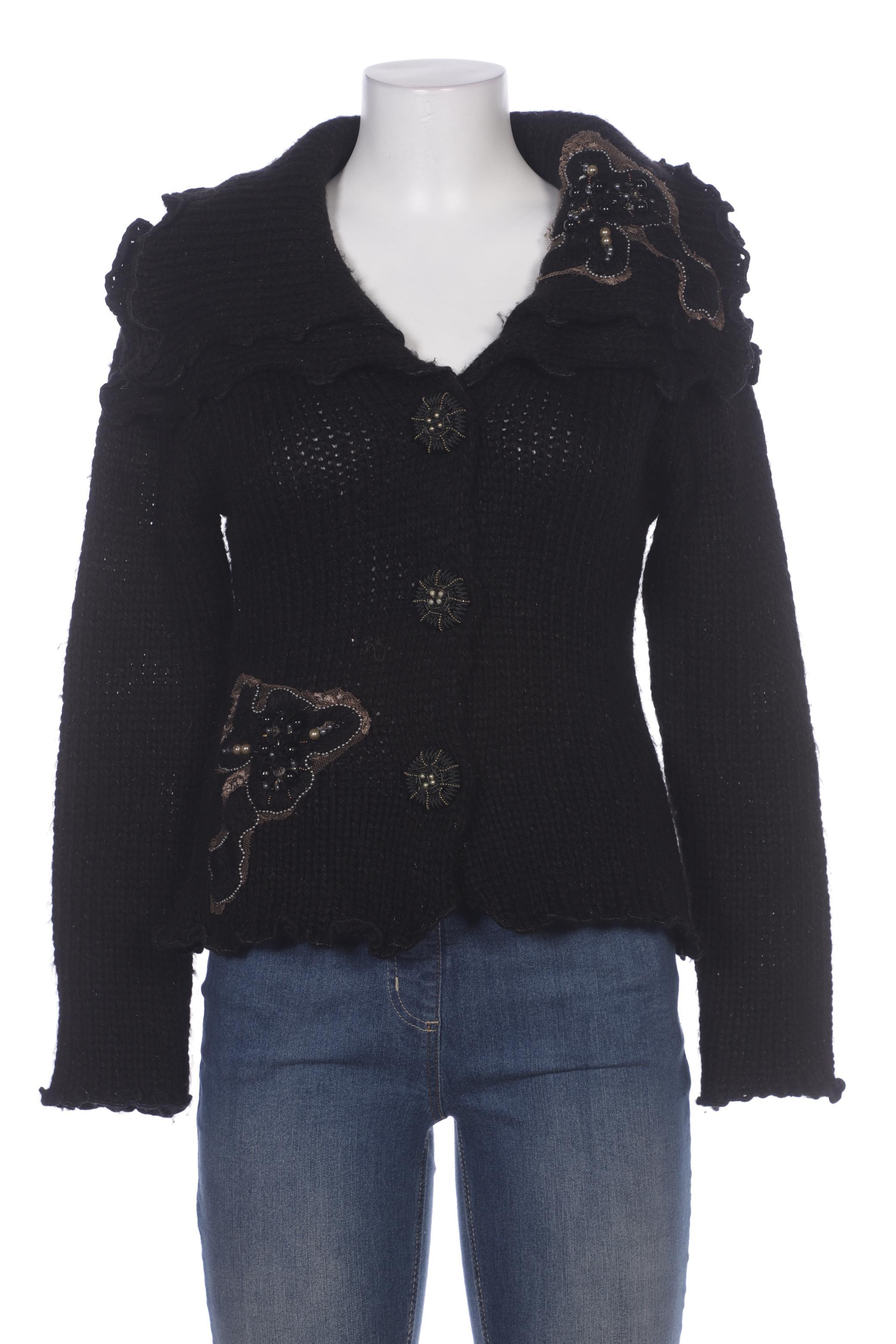

Kriss Sweden Damen Strickjacke, schwarz, Gr. 36