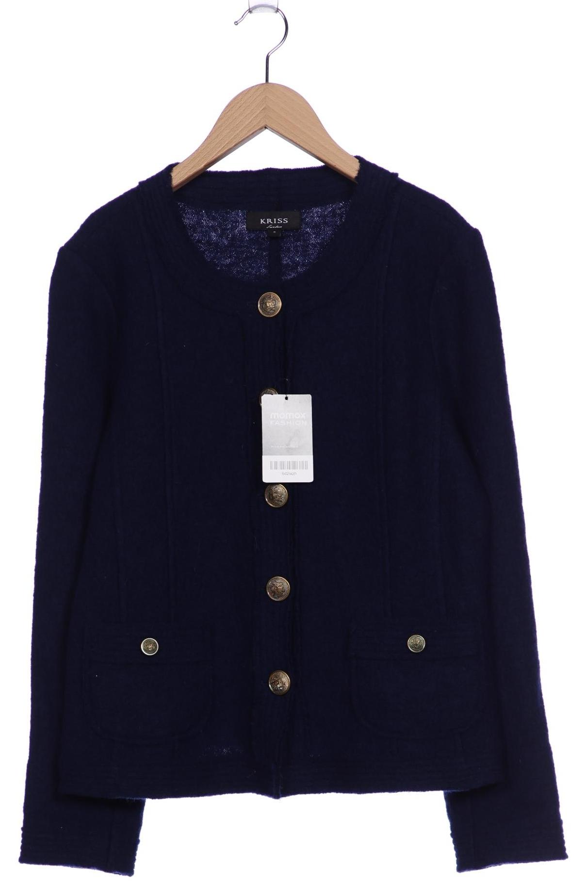 

Kriss Sweden Damen Strickjacke, marineblau, Gr. 36