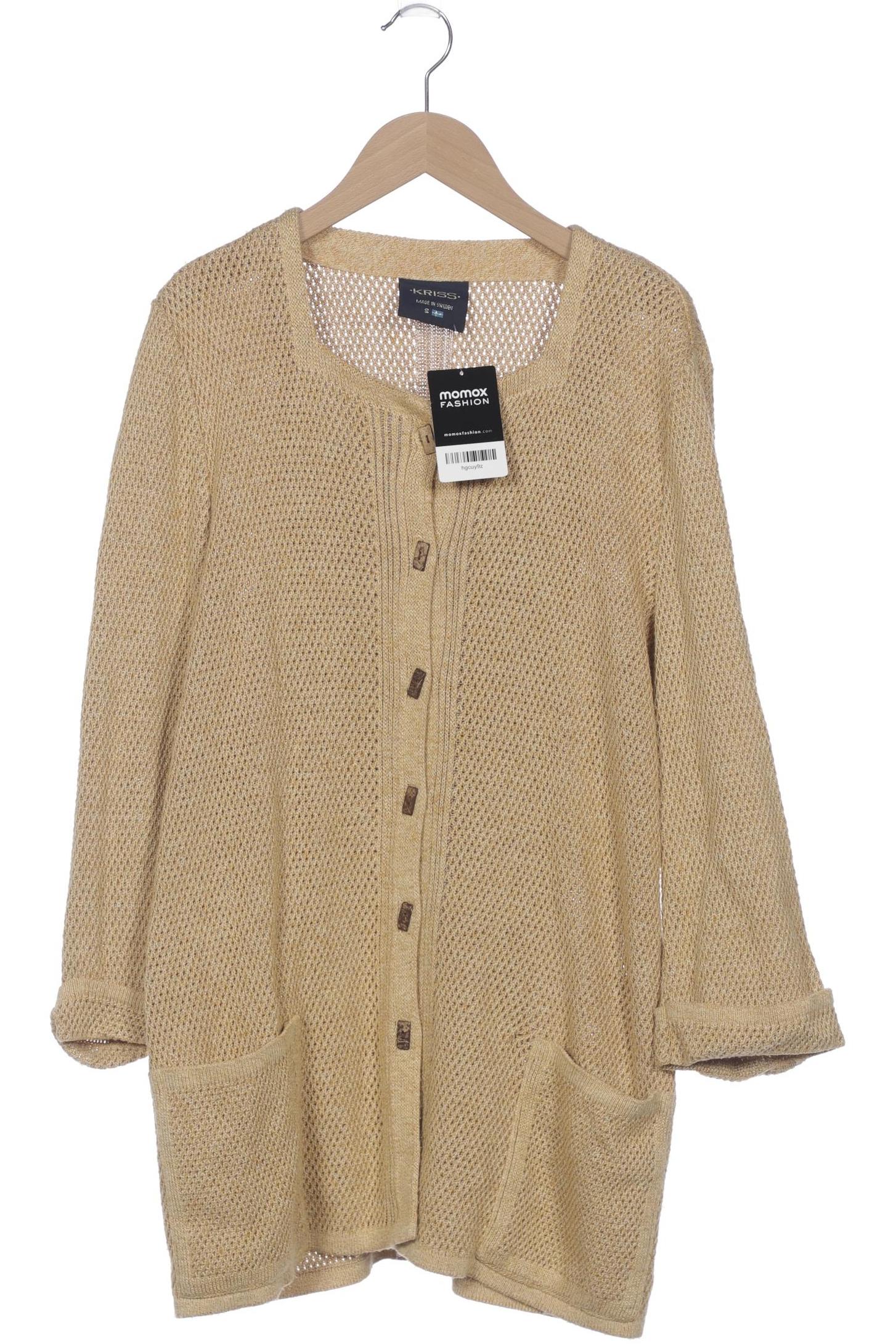 

Kriss Sweden Damen Strickjacke, beige, Gr. 36