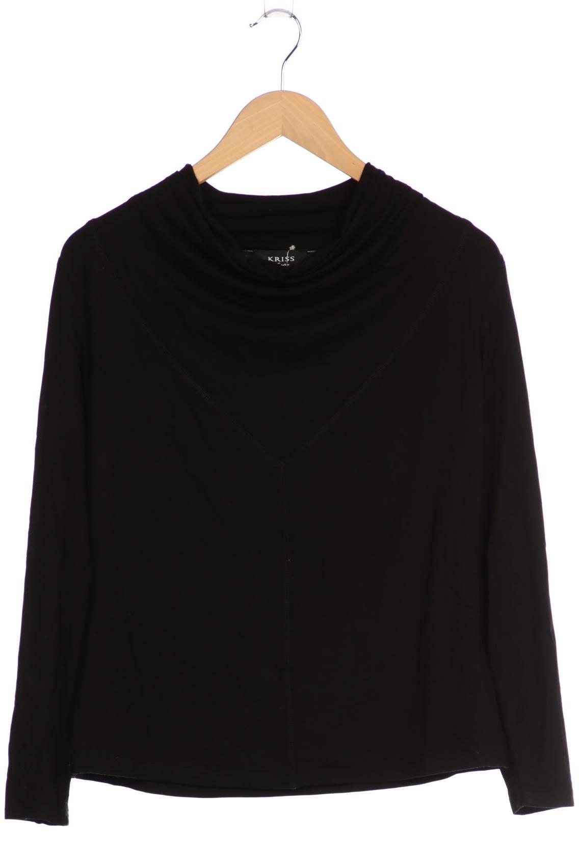 

Kriss Sweden Damen Langarmshirt, schwarz, Gr. 38