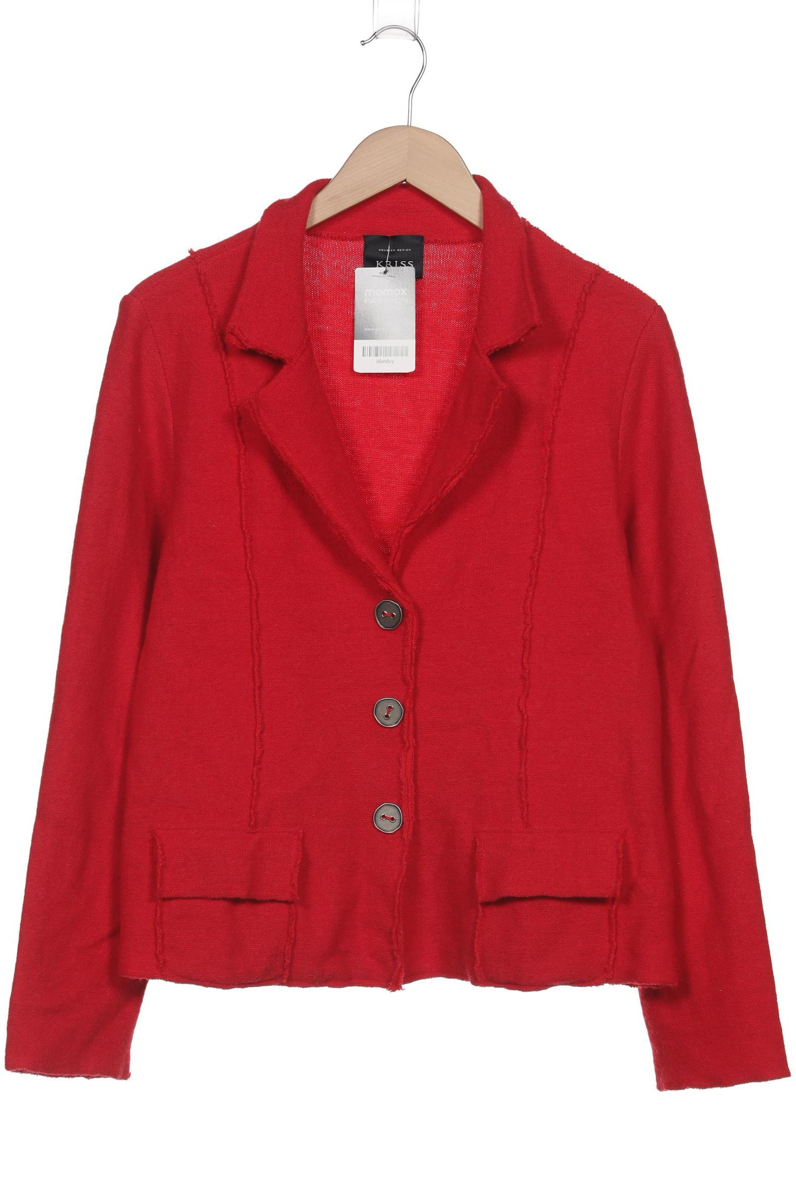 

Kriss Sweden Damen Strickjacke, rot, Gr. 42