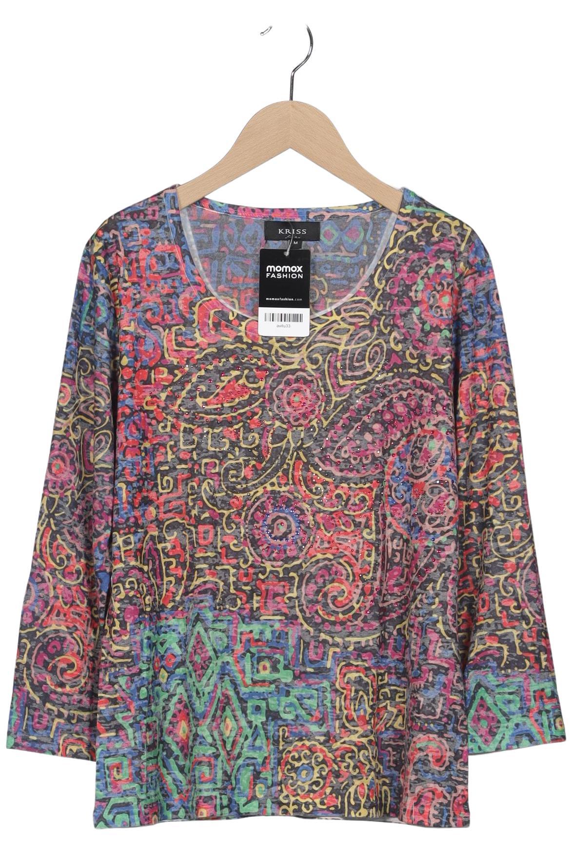 

Kriss Sweden Damen Langarmshirt, mehrfarbig, Gr. 38