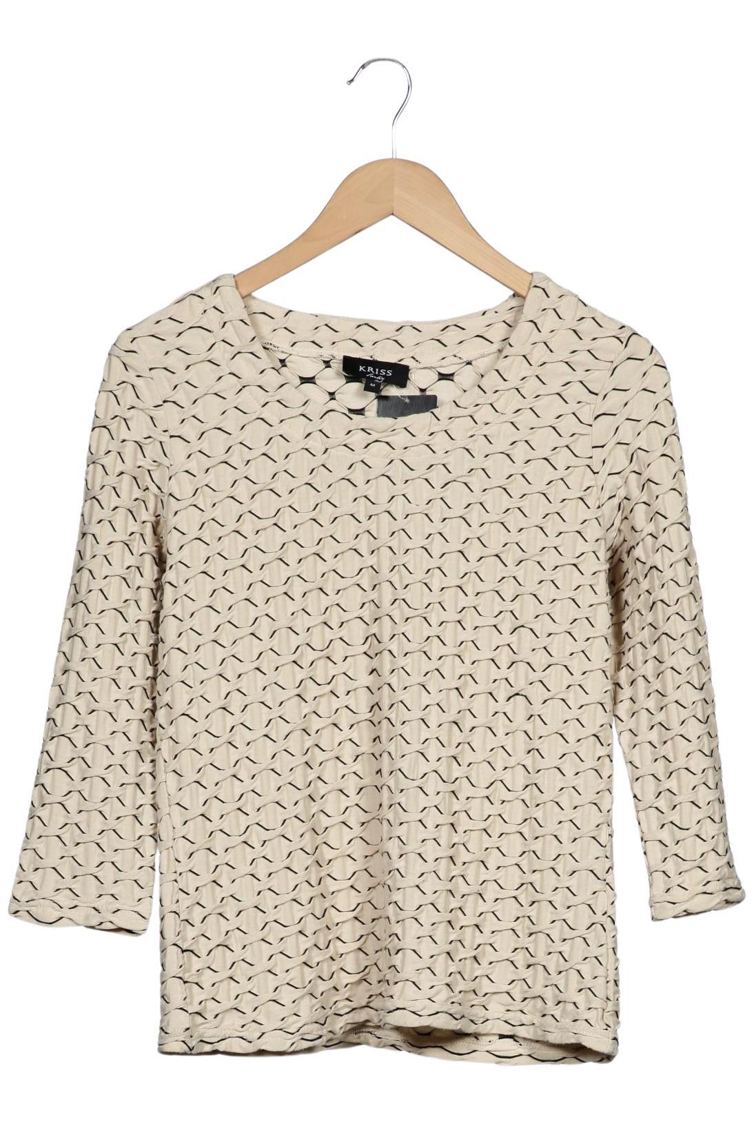 

Kriss Sweden Damen Langarmshirt, beige, Gr. 38