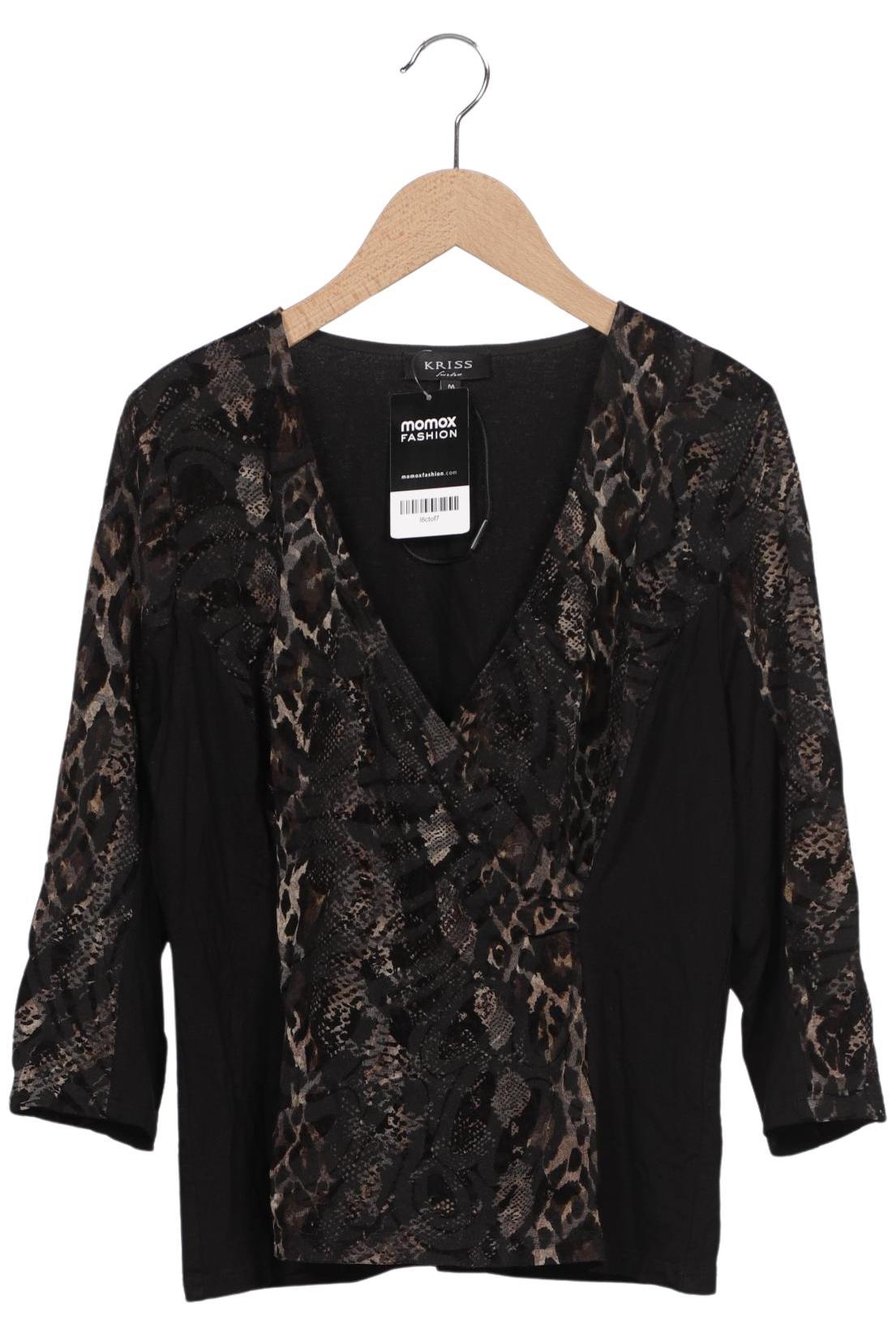 

Kriss Sweden Damen Langarmshirt, schwarz, Gr. 38