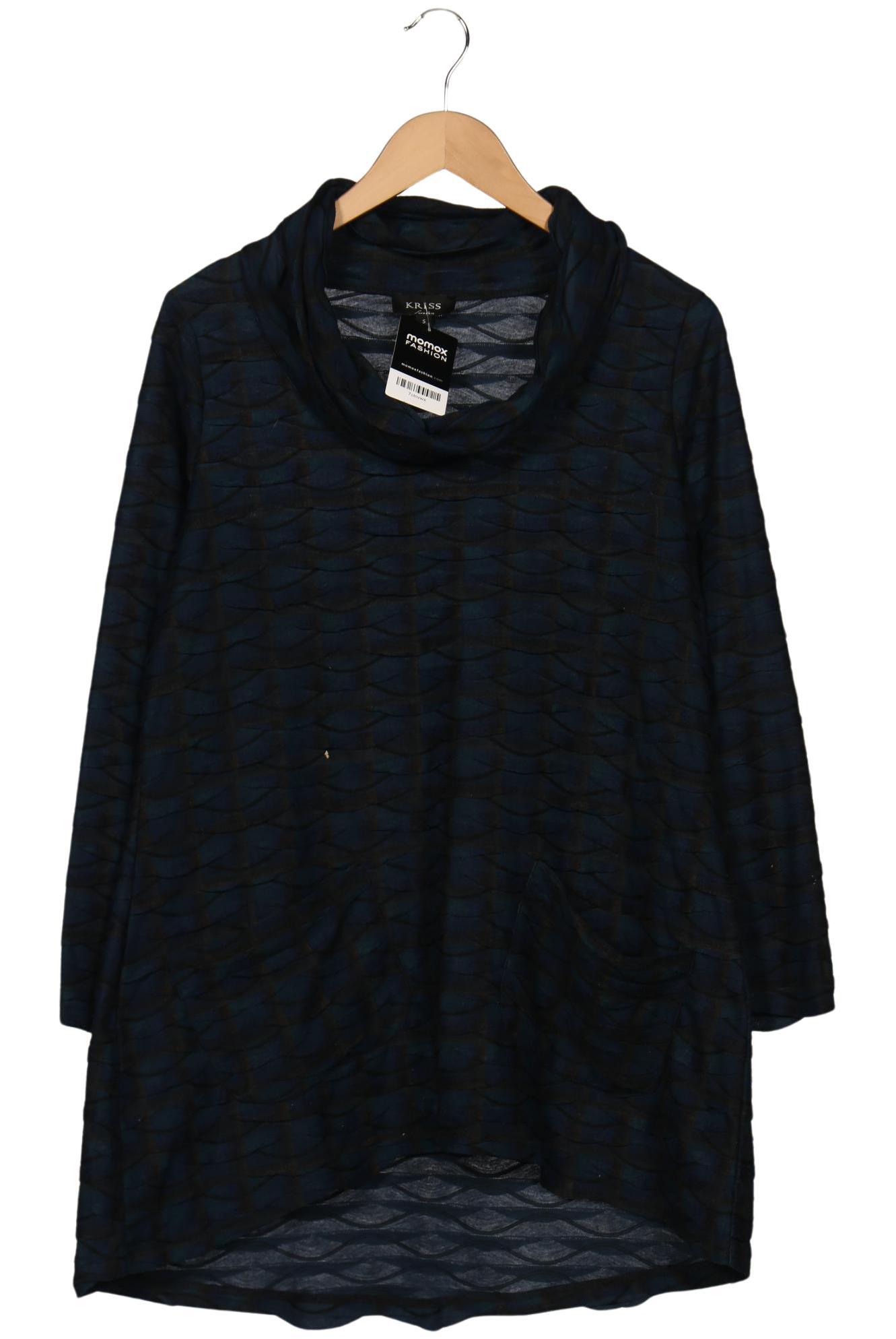 

Kriss Sweden Damen Langarmshirt, marineblau, Gr. 36