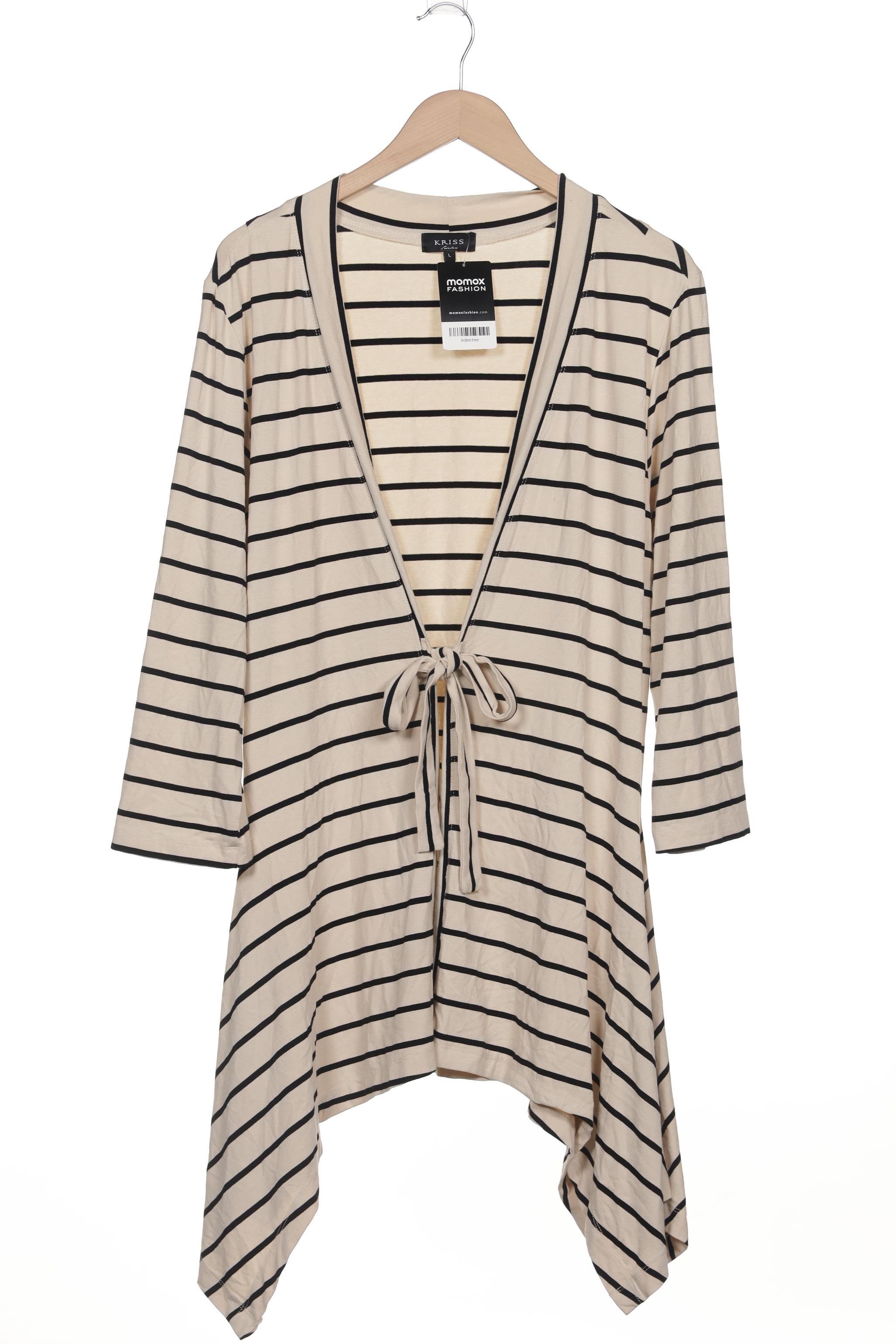 

Kriss Sweden Damen Strickjacke, beige, Gr. 42