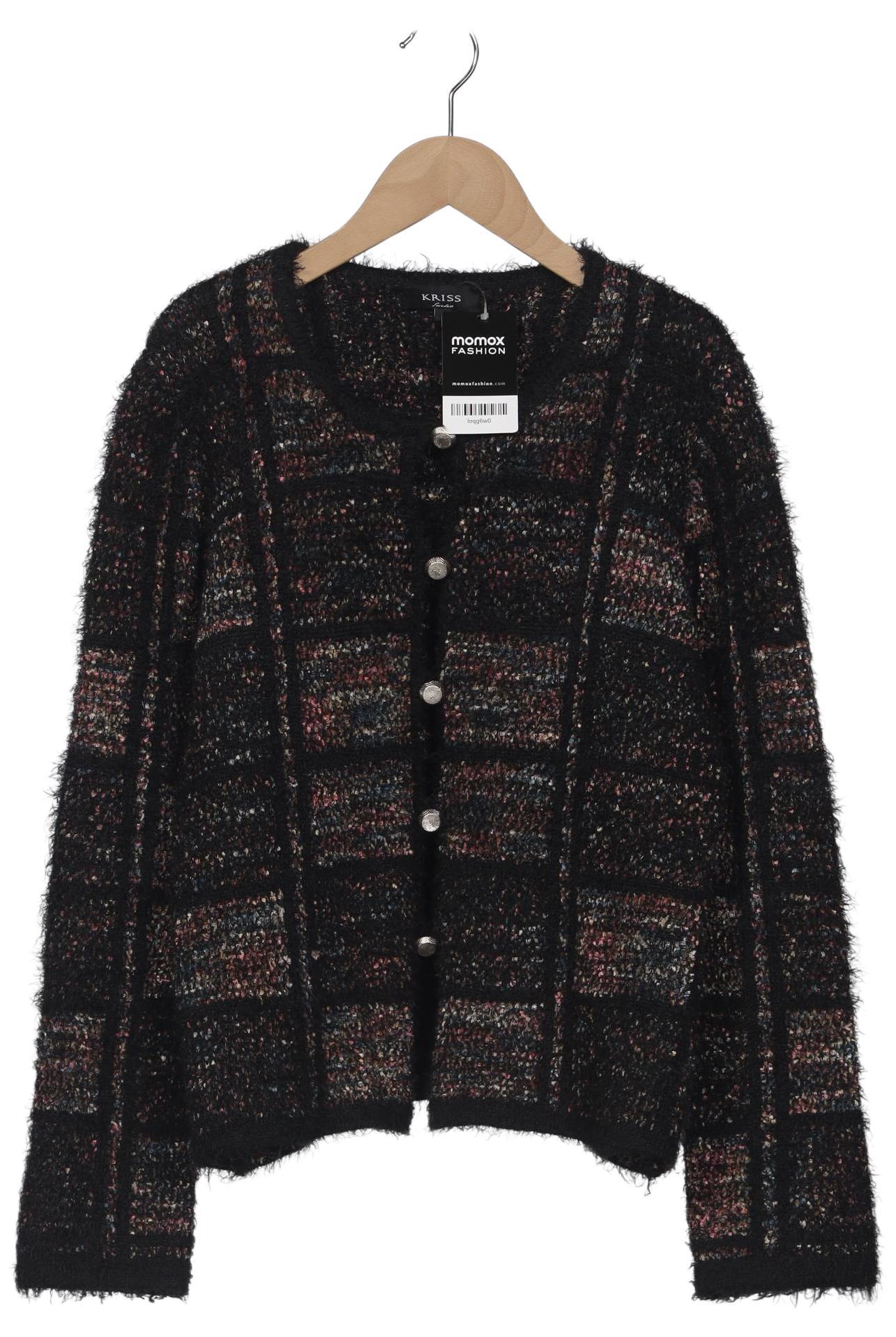 

Kriss Sweden Damen Strickjacke, schwarz, Gr. 36