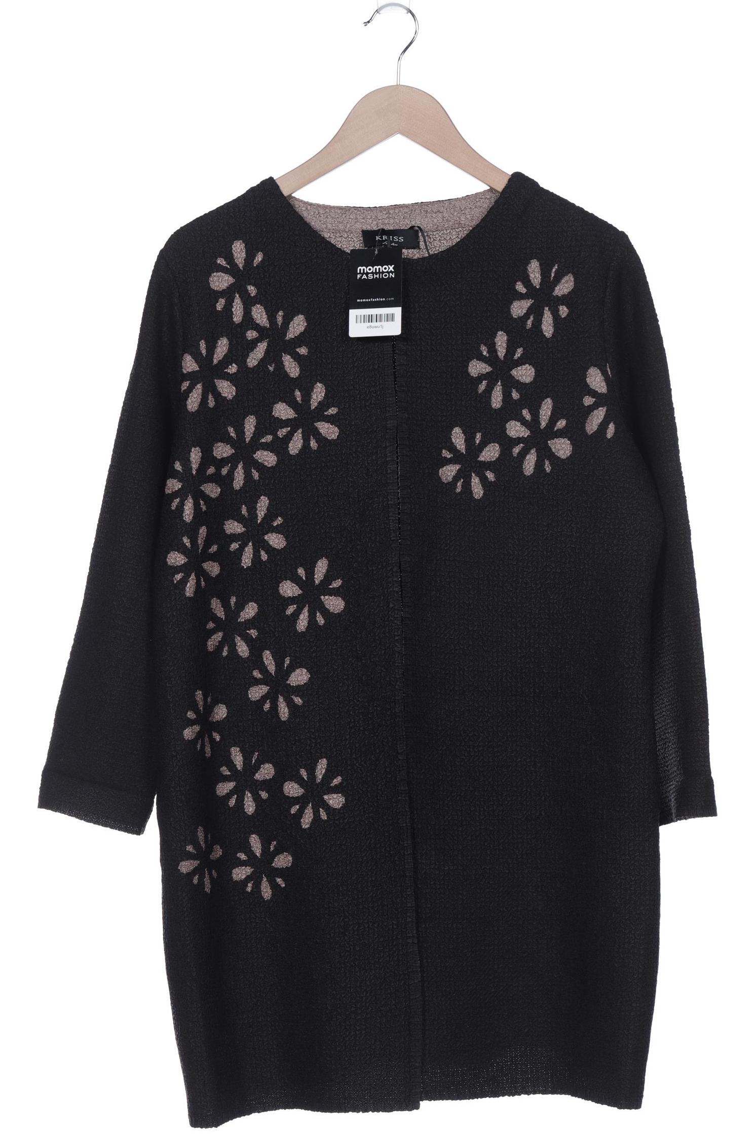 

Kriss Sweden Damen Strickjacke, schwarz, Gr. 38