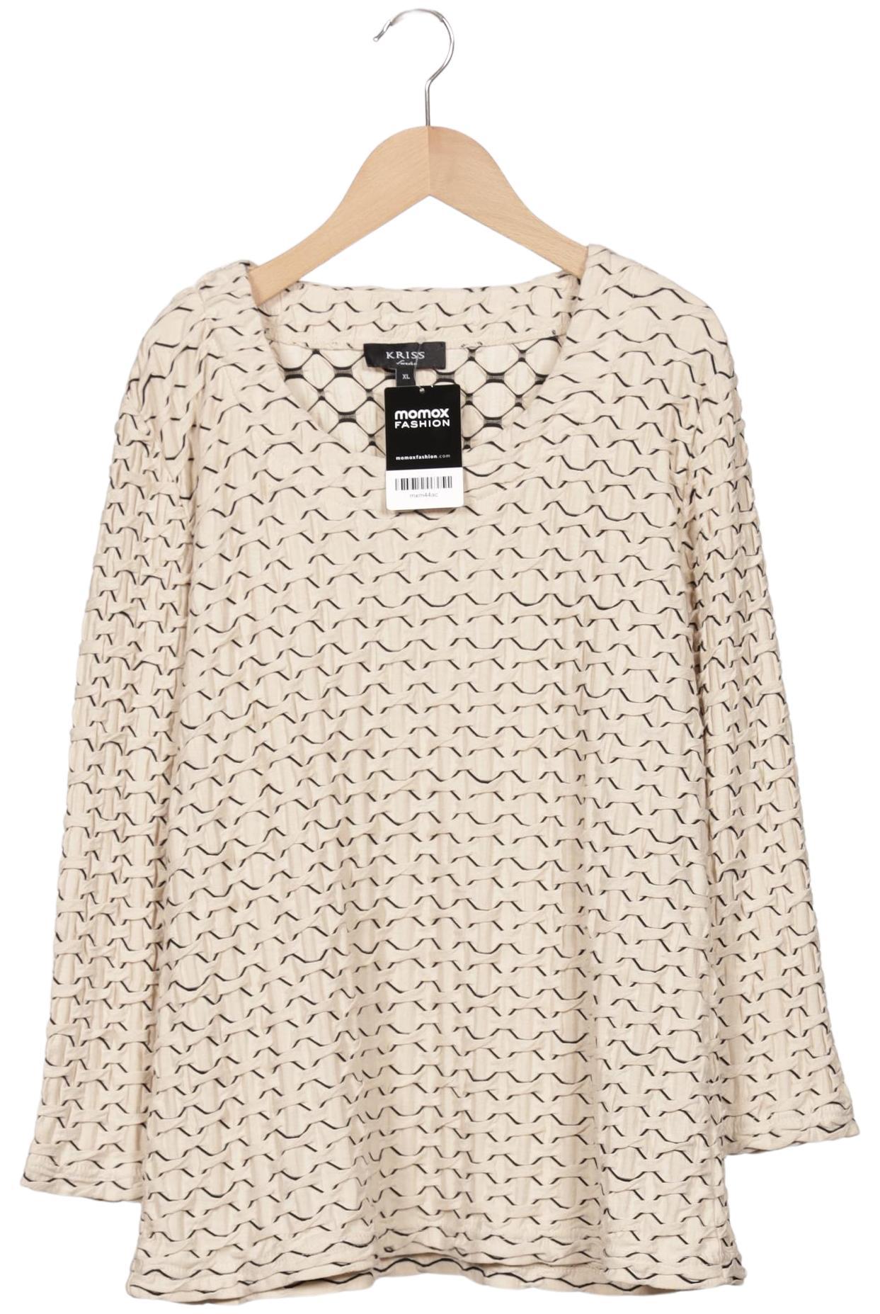 

Kriss Sweden Damen Langarmshirt, beige, Gr. 44