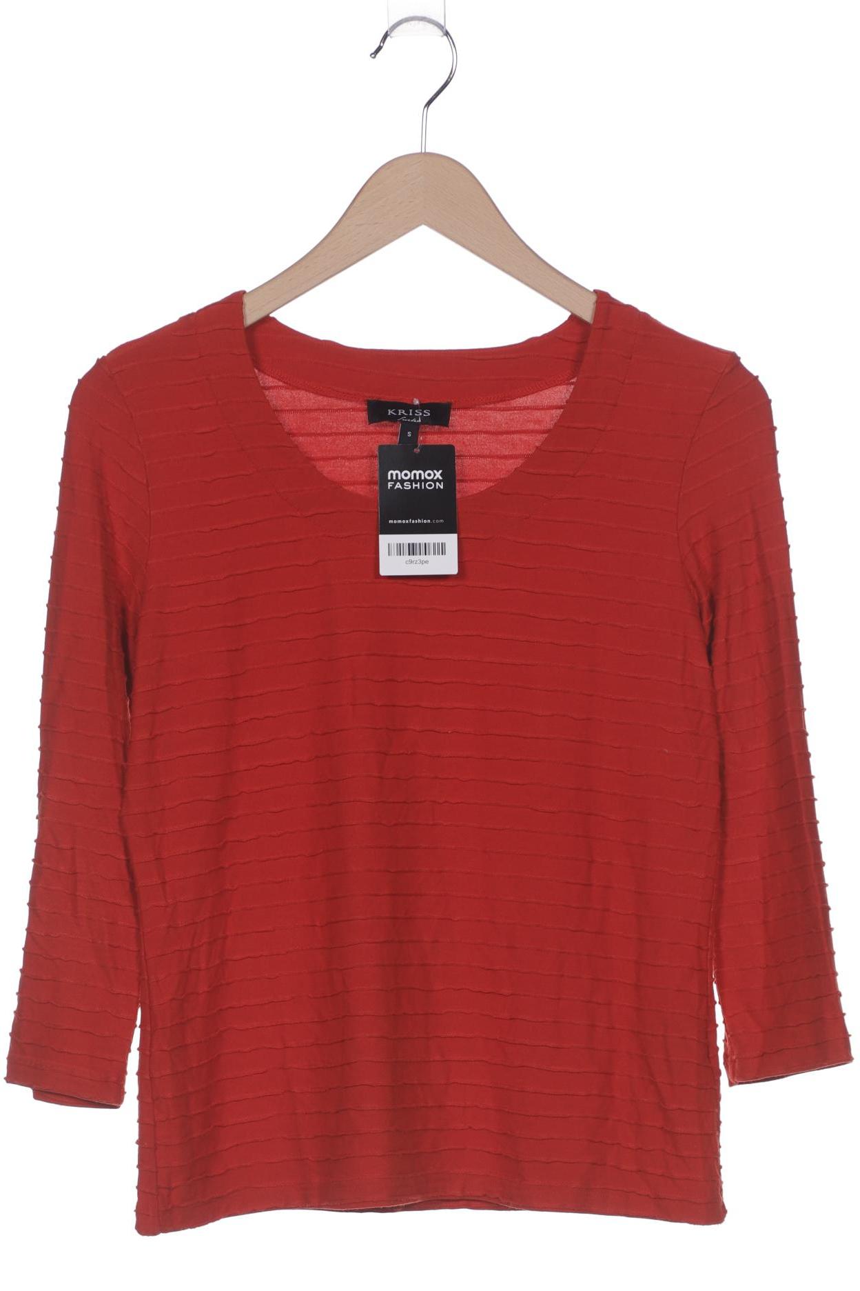 

Kriss Sweden Damen Langarmshirt, rot, Gr. 36