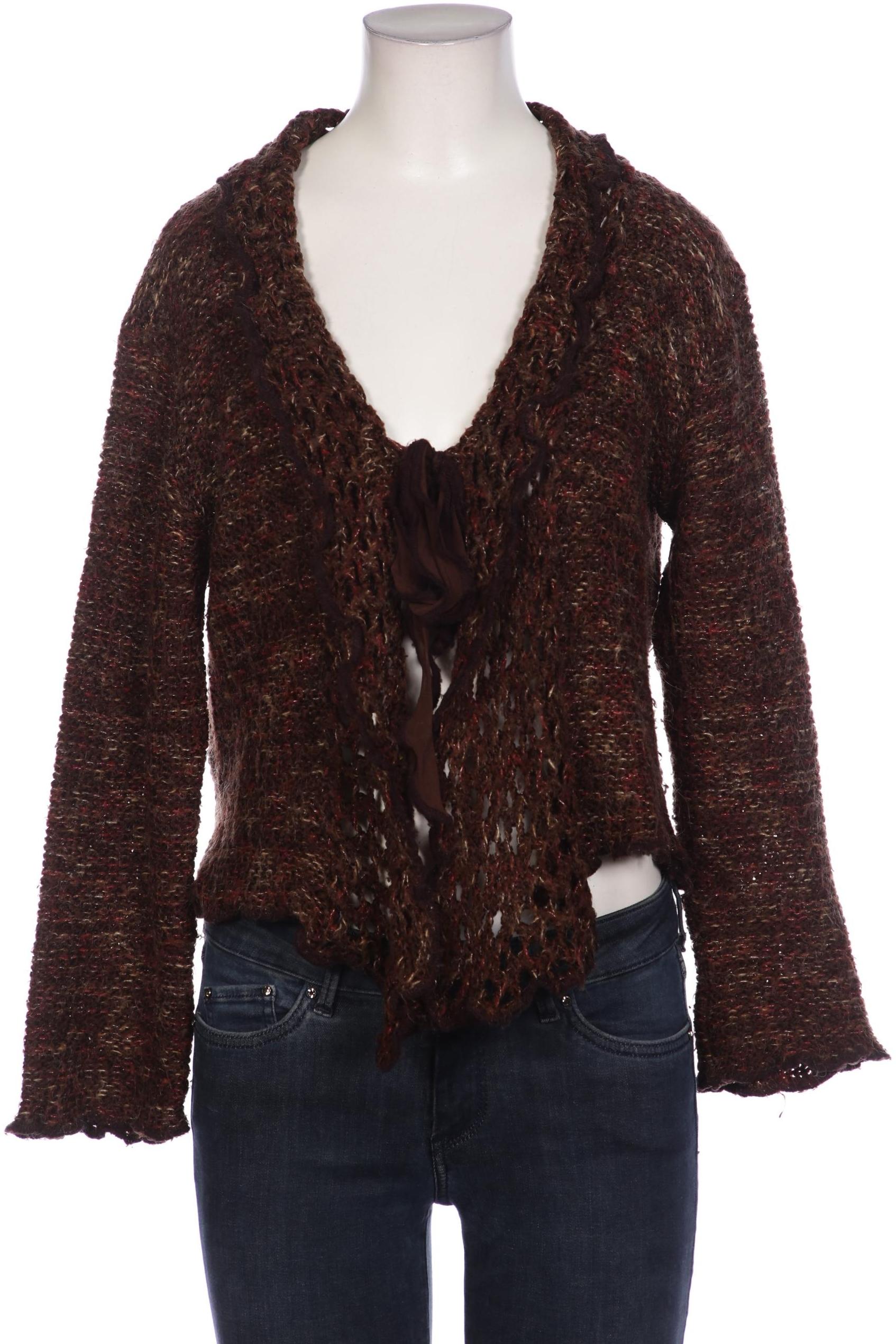 

Kriss Sweden Damen Strickjacke, braun, Gr. 38