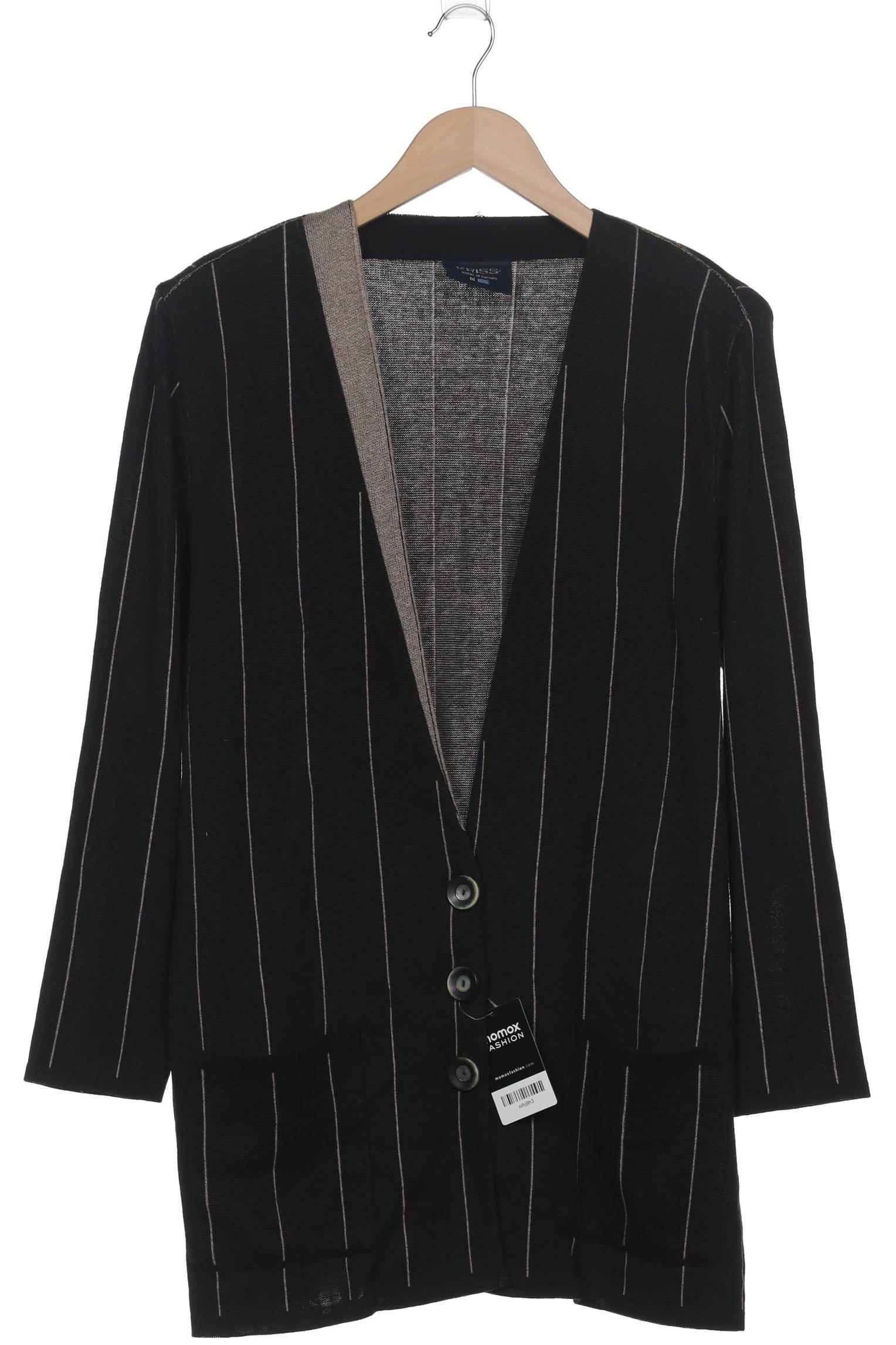 

Kriss Sweden Damen Strickjacke, schwarz, Gr. 38