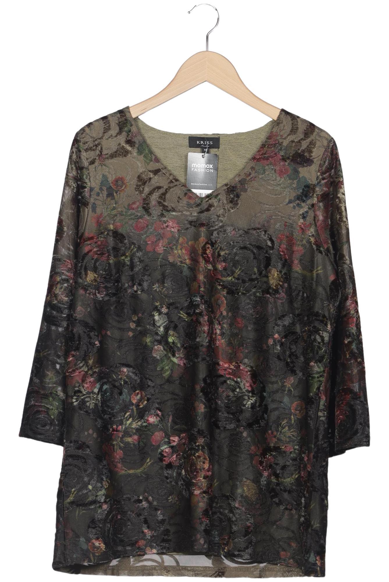 

Kriss Sweden Damen Langarmshirt, grün, Gr. 38