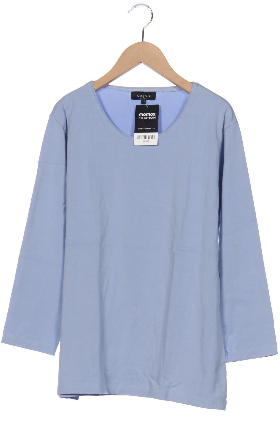 

Kriss Sweden Damen Langarmshirt, blau, Gr. 42