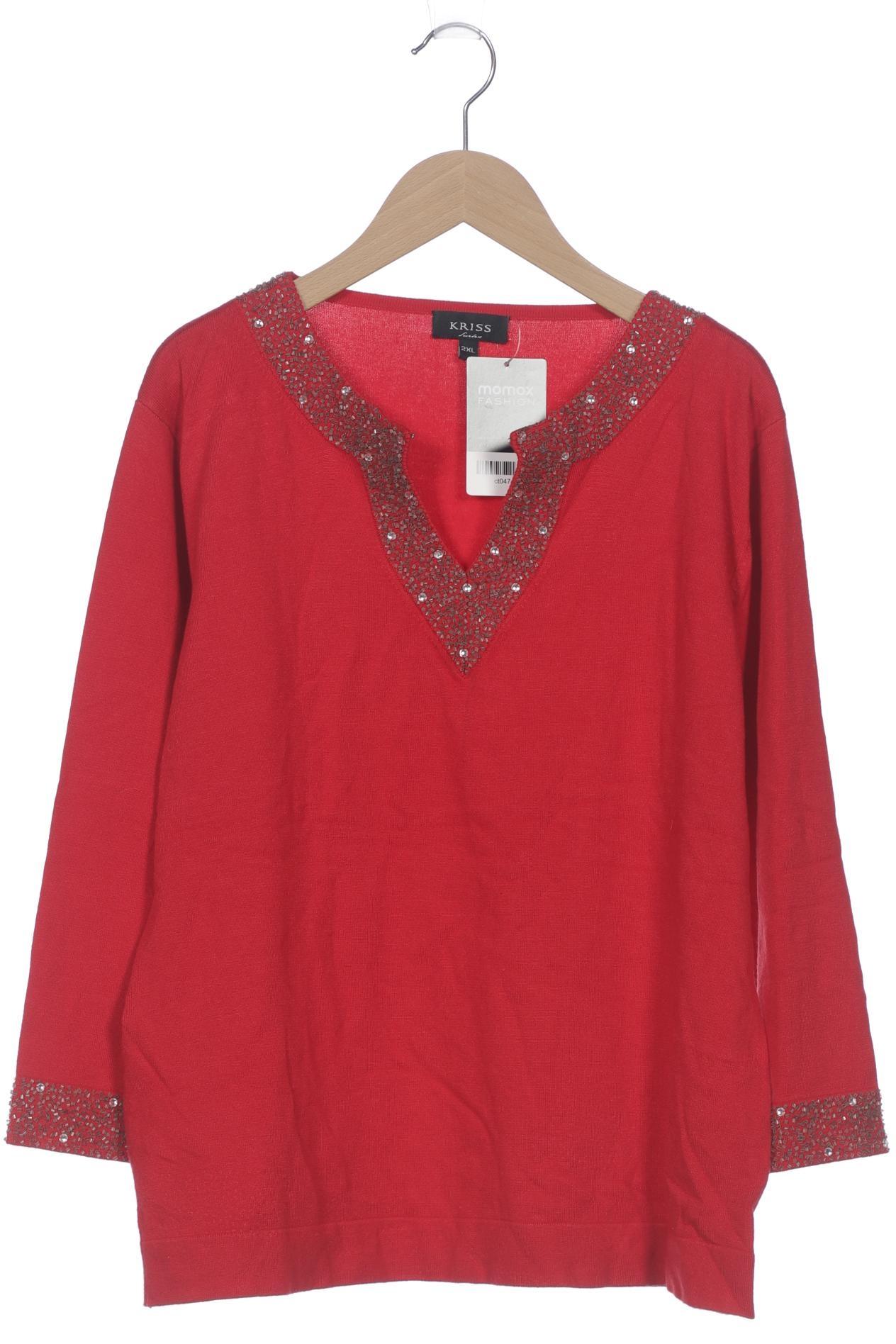 

Kriss Sweden Damen Pullover, rot, Gr. 46