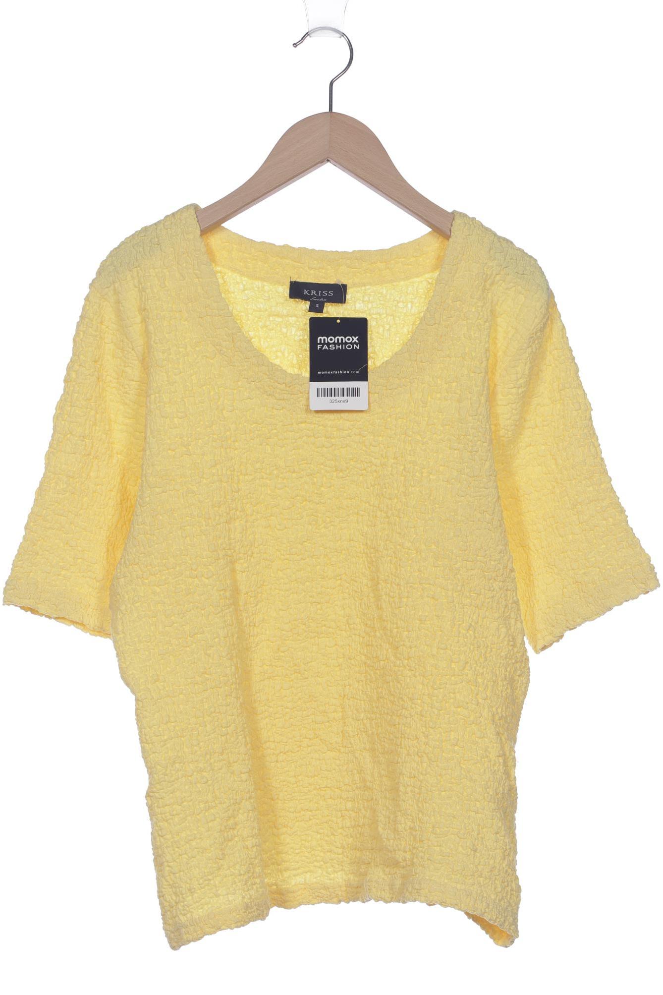 

Kriss Sweden Damen T-Shirt, gelb, Gr. 36