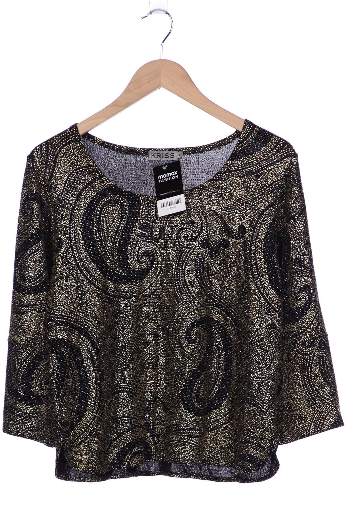 

Kriss Sweden Damen Langarmshirt, gold, Gr. 44