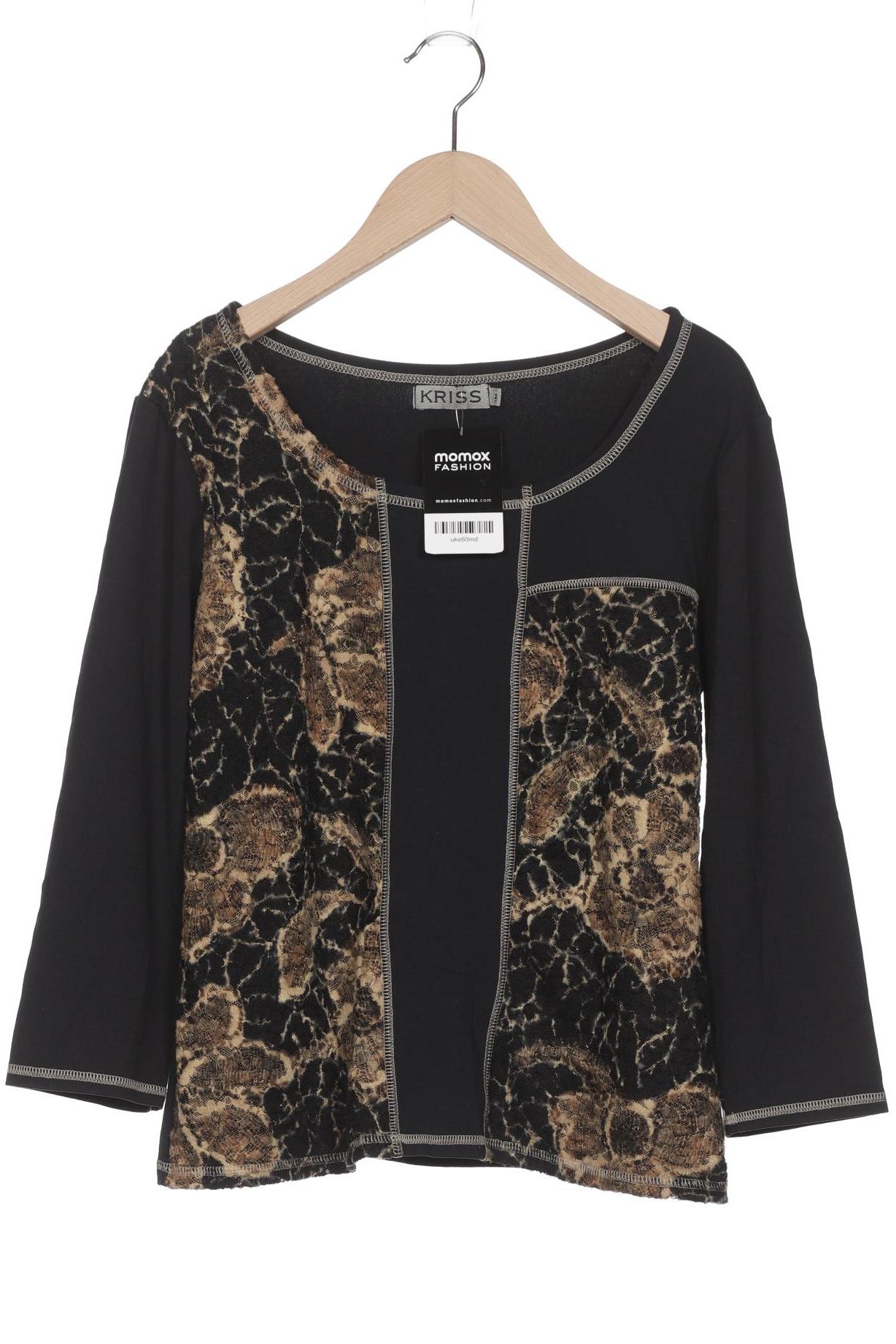

Kriss Sweden Damen Langarmshirt, schwarz, Gr. 38