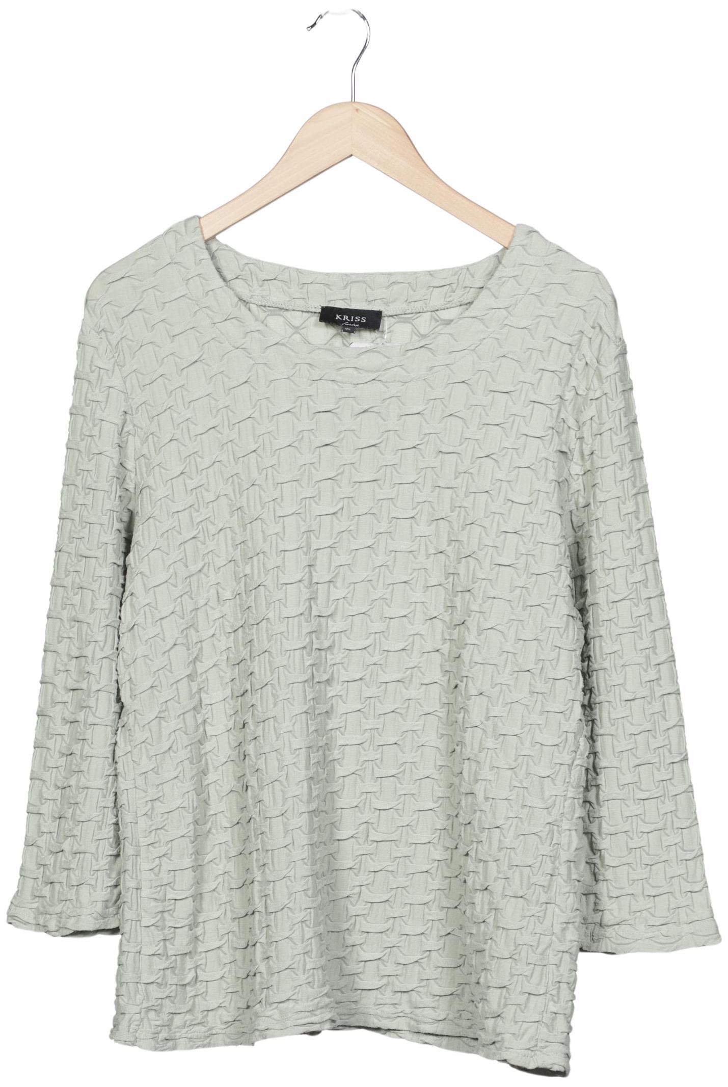 

Kriss Sweden Damen Langarmshirt, hellgrün, Gr. 44