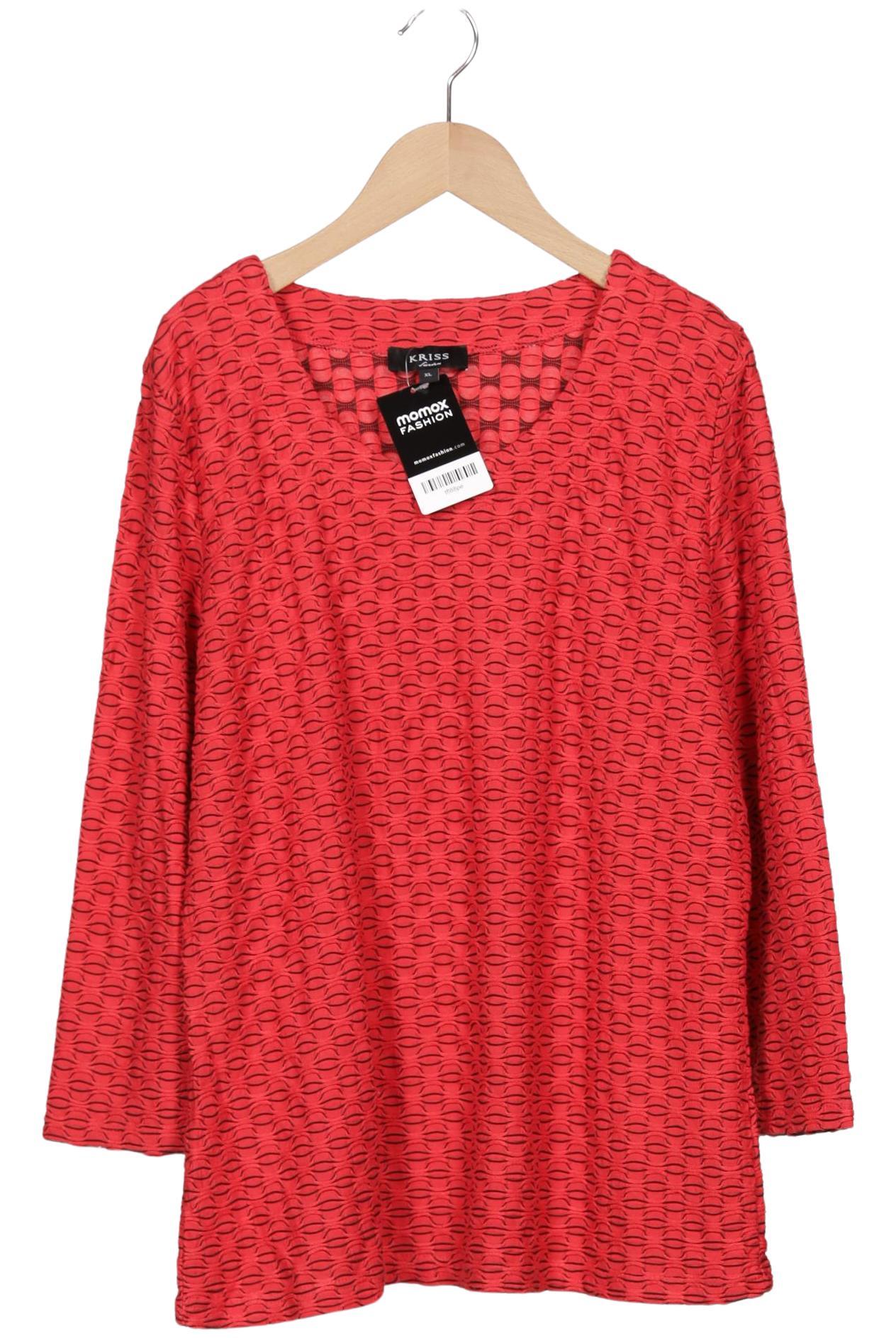 

Kriss Sweden Damen Langarmshirt, rot, Gr. 44