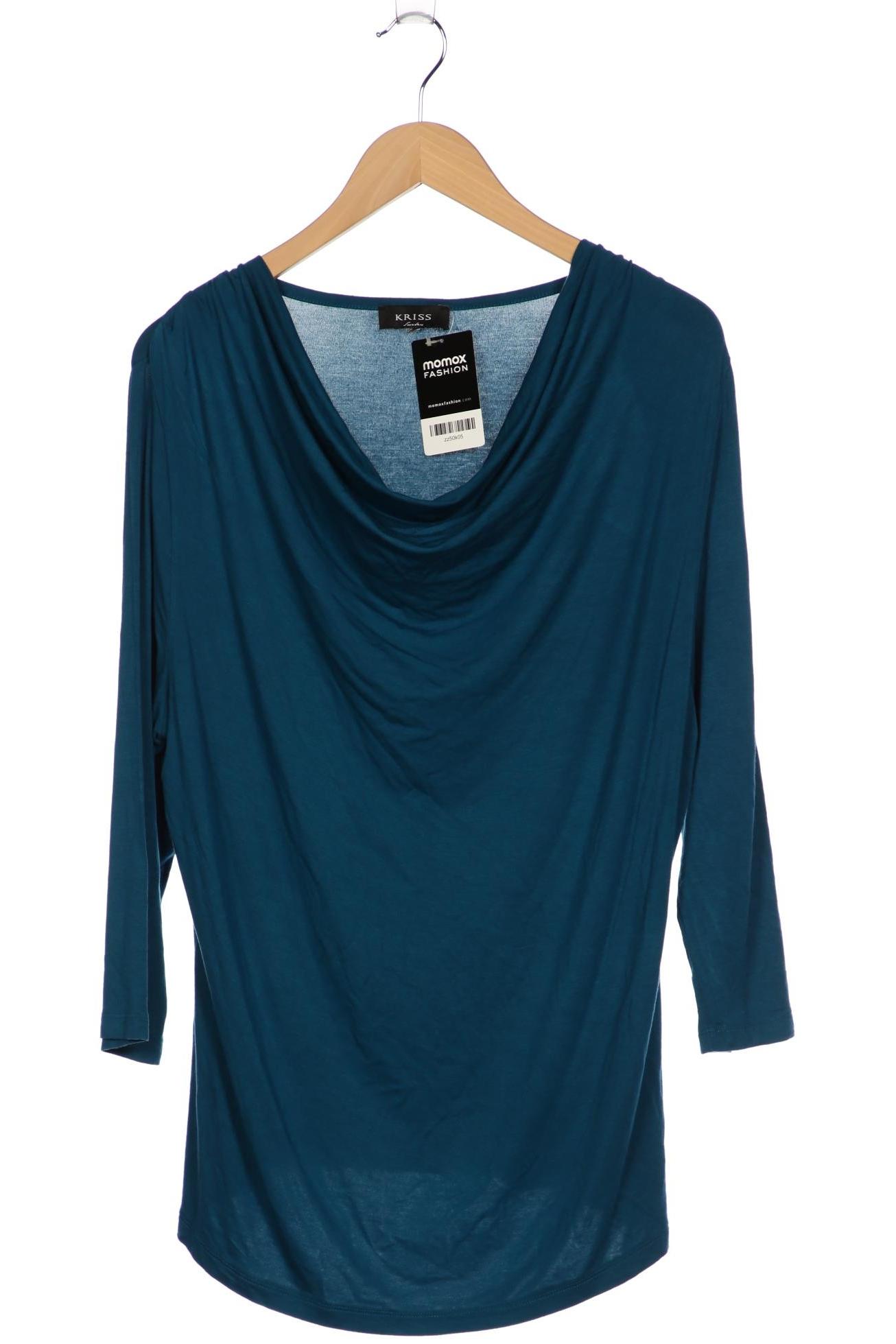 

Kriss Sweden Damen Langarmshirt, türkis, Gr. 42