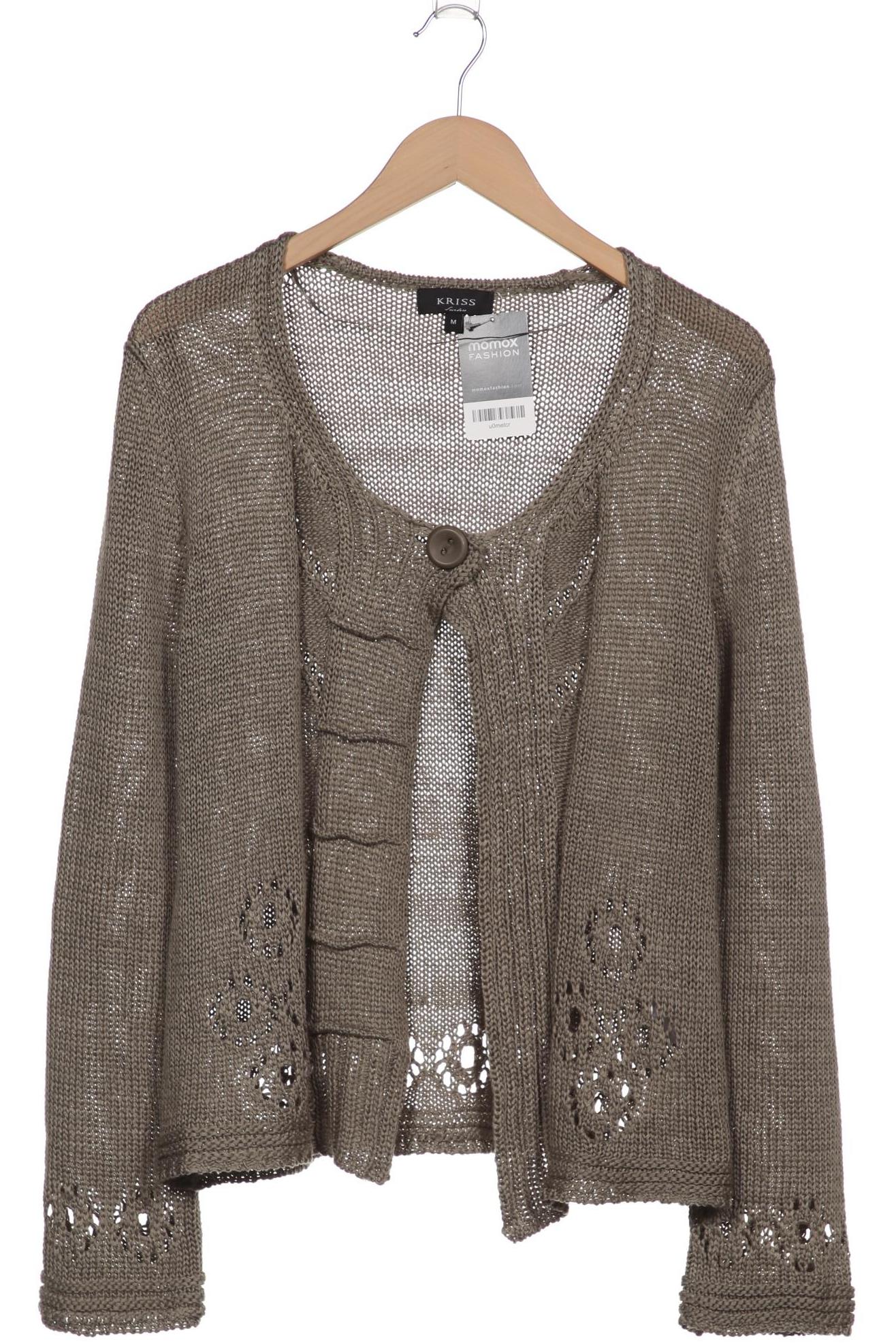 

Kriss Sweden Damen Strickjacke, grün, Gr. 38
