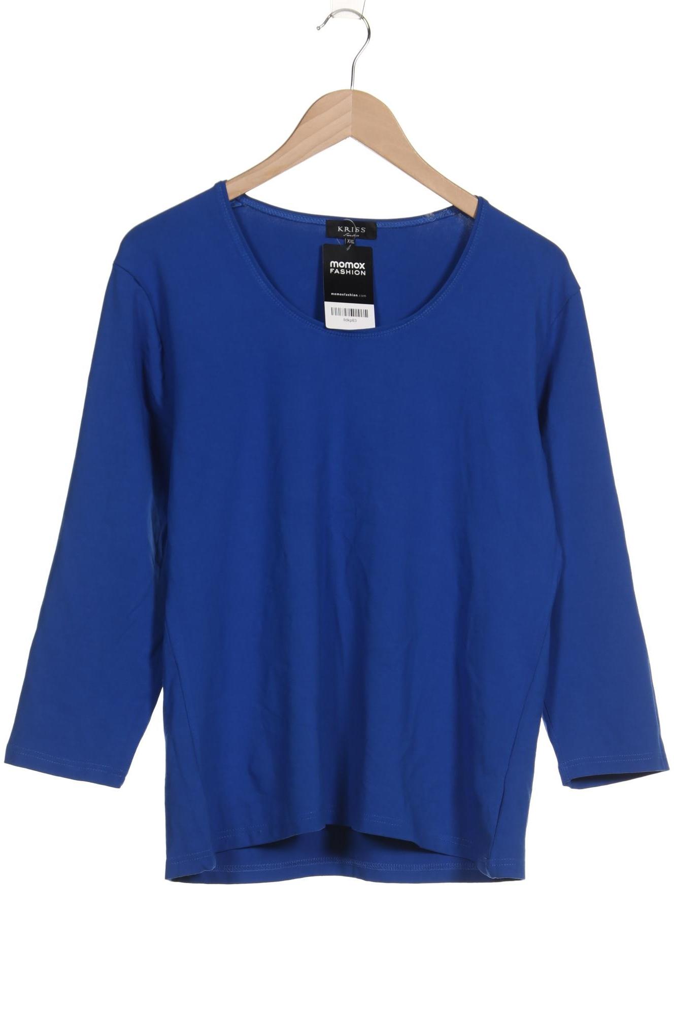 

Kriss Sweden Damen Langarmshirt, blau, Gr. 46