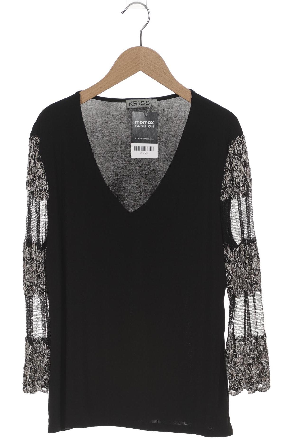 

Kriss Sweden Damen Bluse, schwarz, Gr. 42