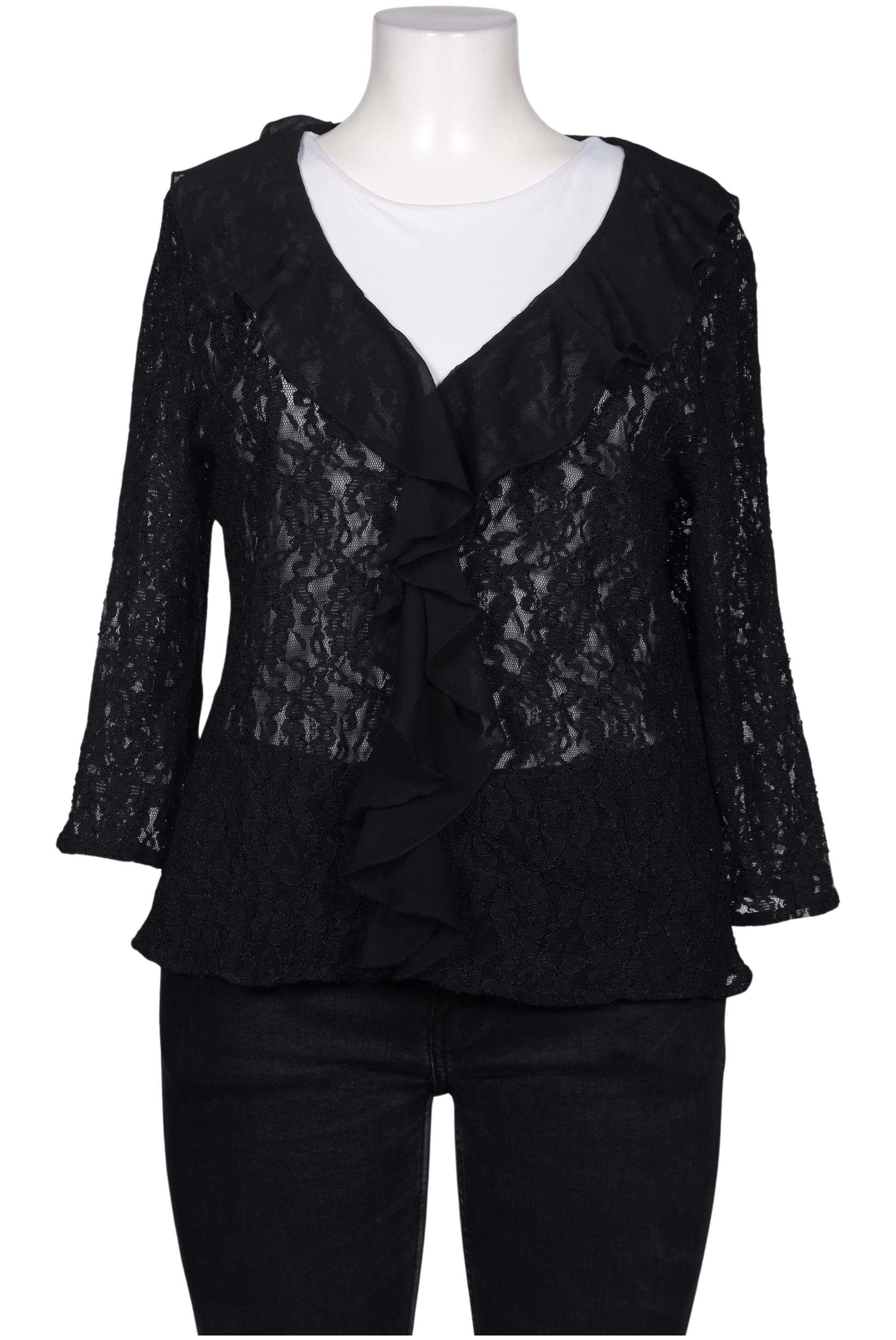 

Kriss Sweden Damen Bluse, schwarz, Gr. 44