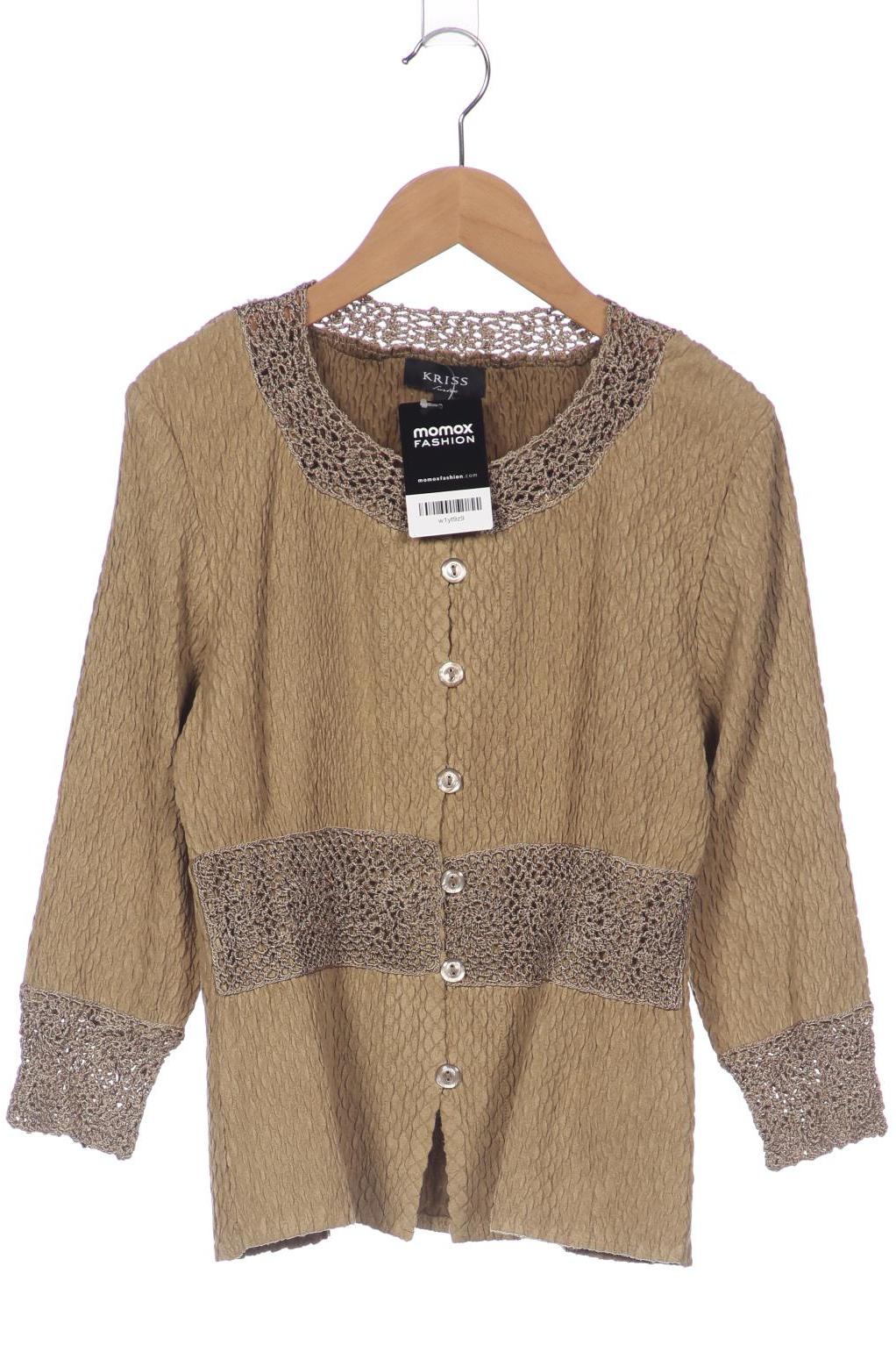 

Kriss Sweden Damen Strickjacke, beige, Gr. 36