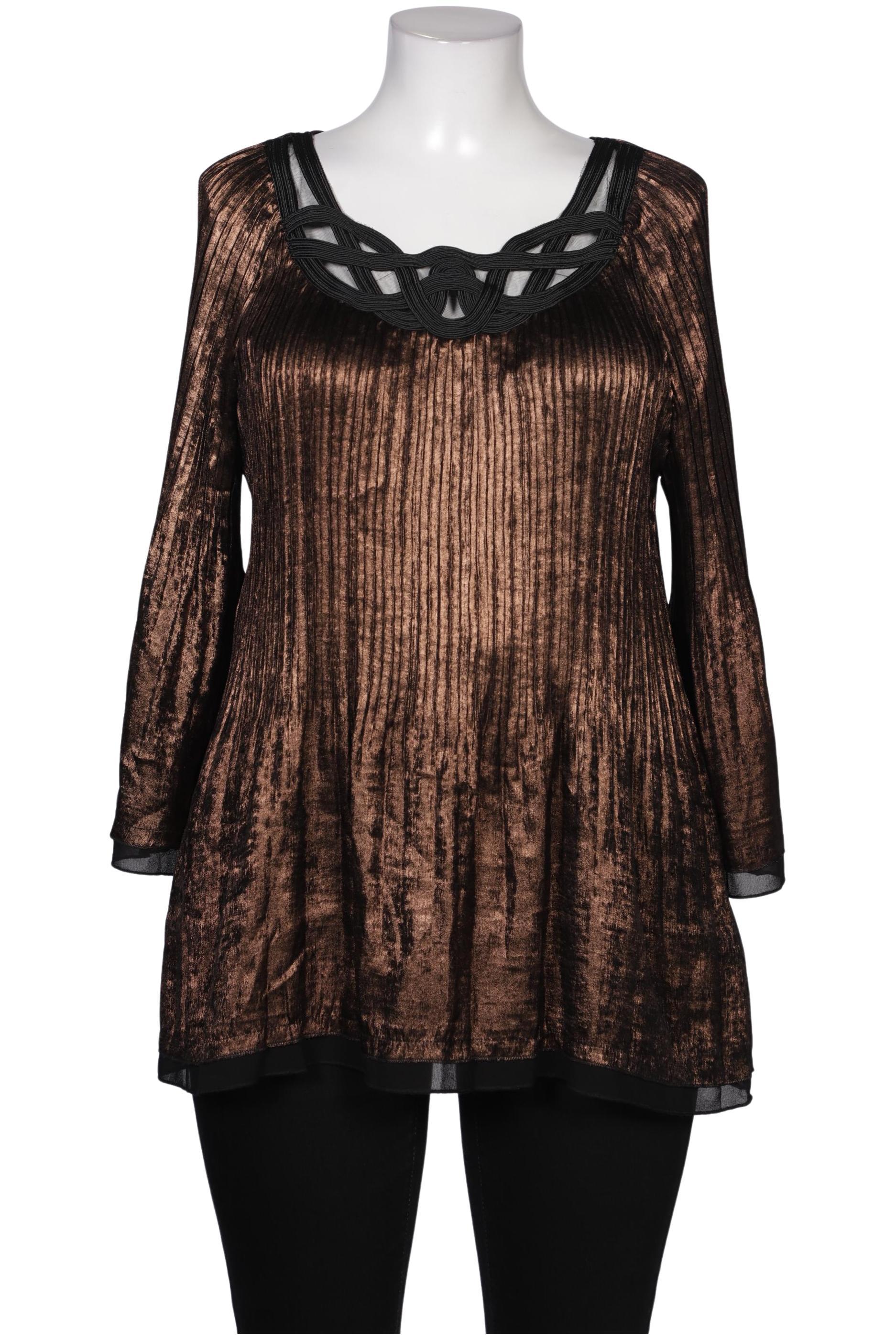 

Kriss Sweden Damen Bluse, braun, Gr. 44