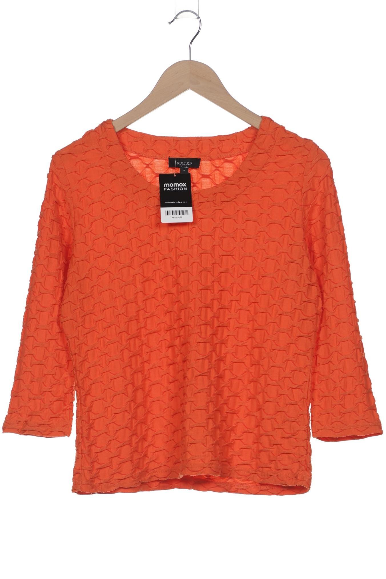 

Kriss Sweden Damen Langarmshirt, orange, Gr. 36