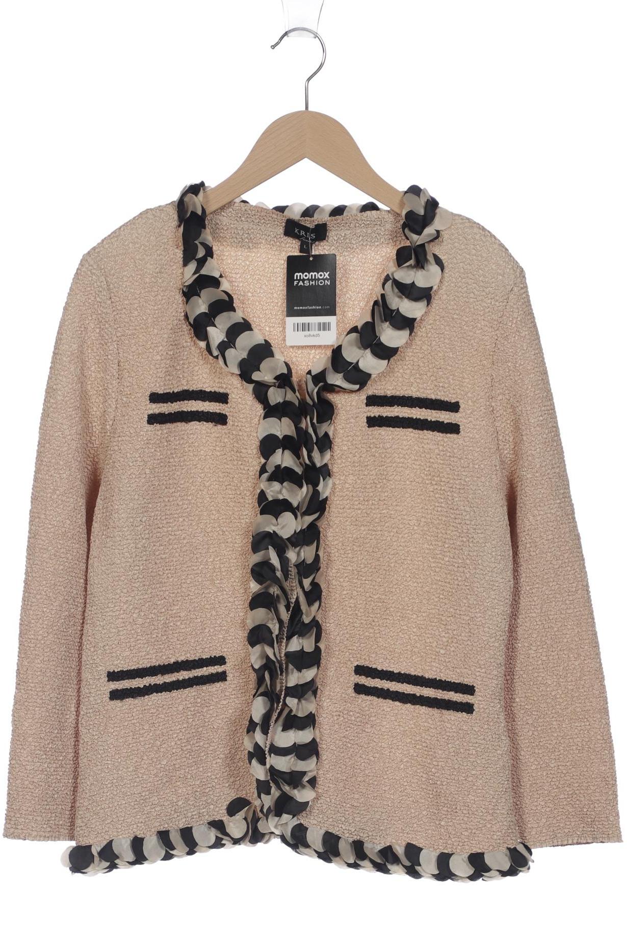 

Kriss Sweden Damen Strickjacke, beige, Gr. 42