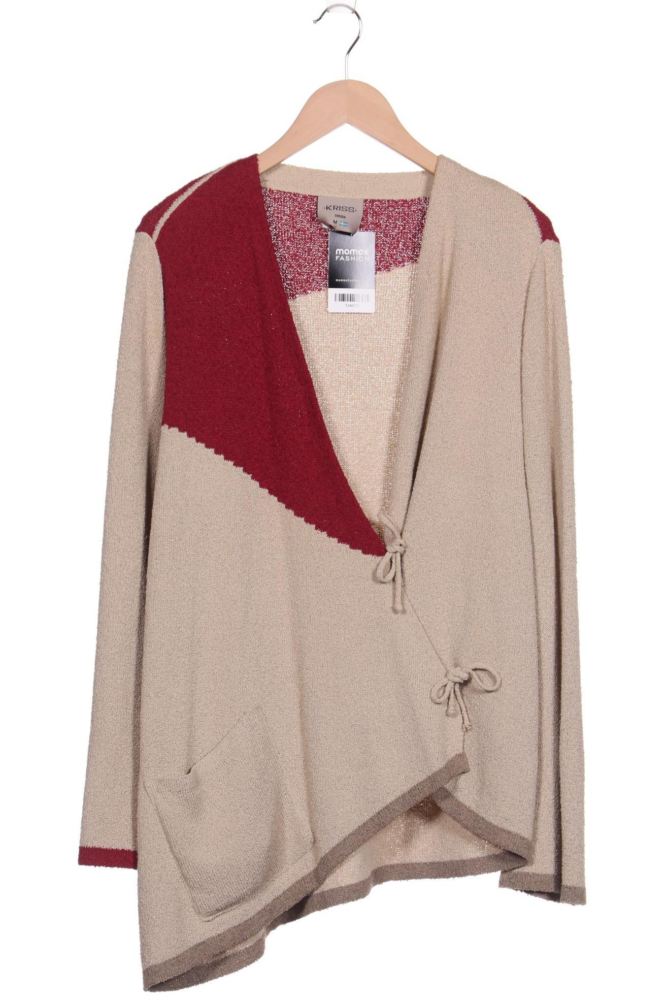 

Kriss Sweden Damen Strickjacke, beige, Gr. 38