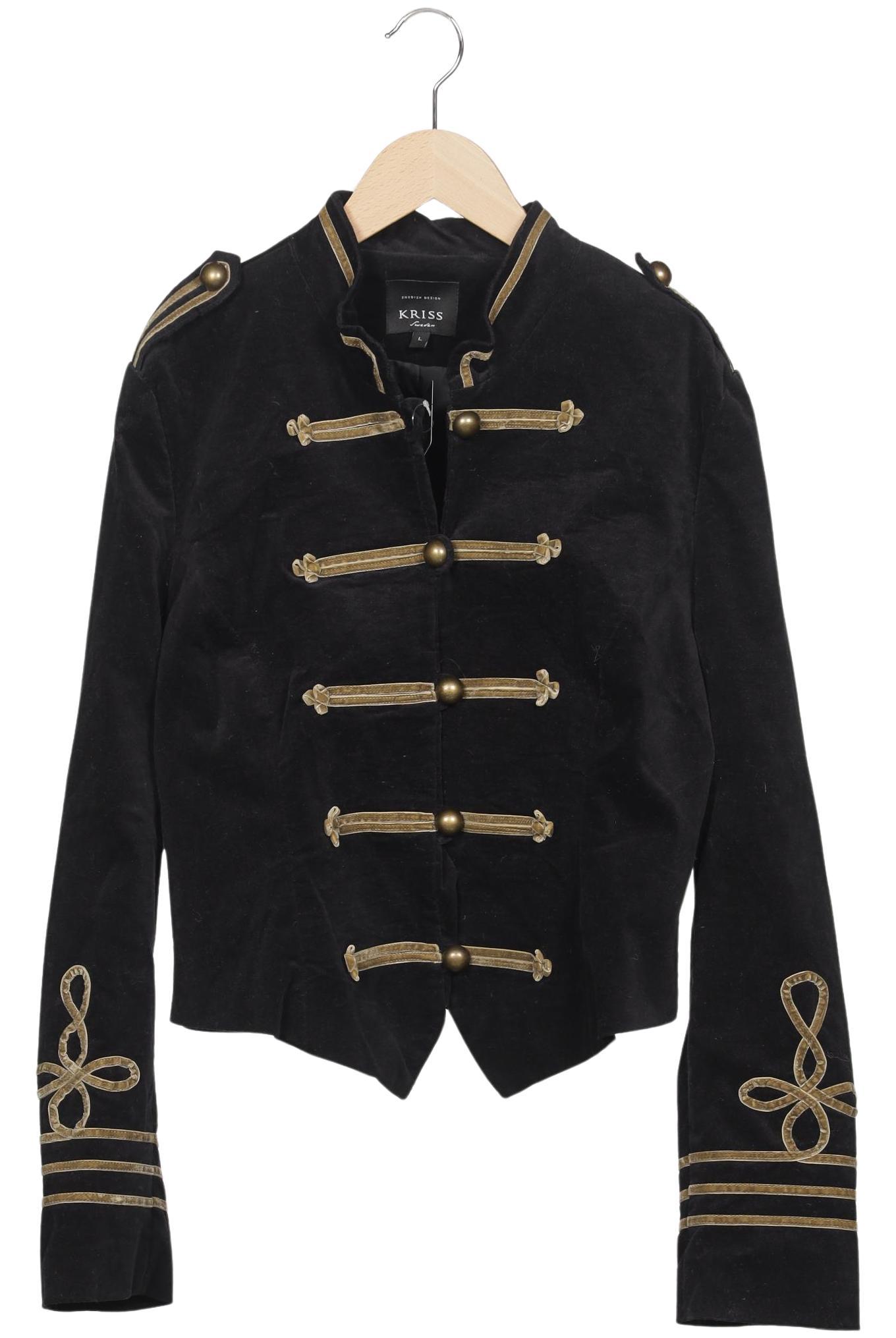 

Kriss Sweden Damen Jacke, schwarz, Gr. 42