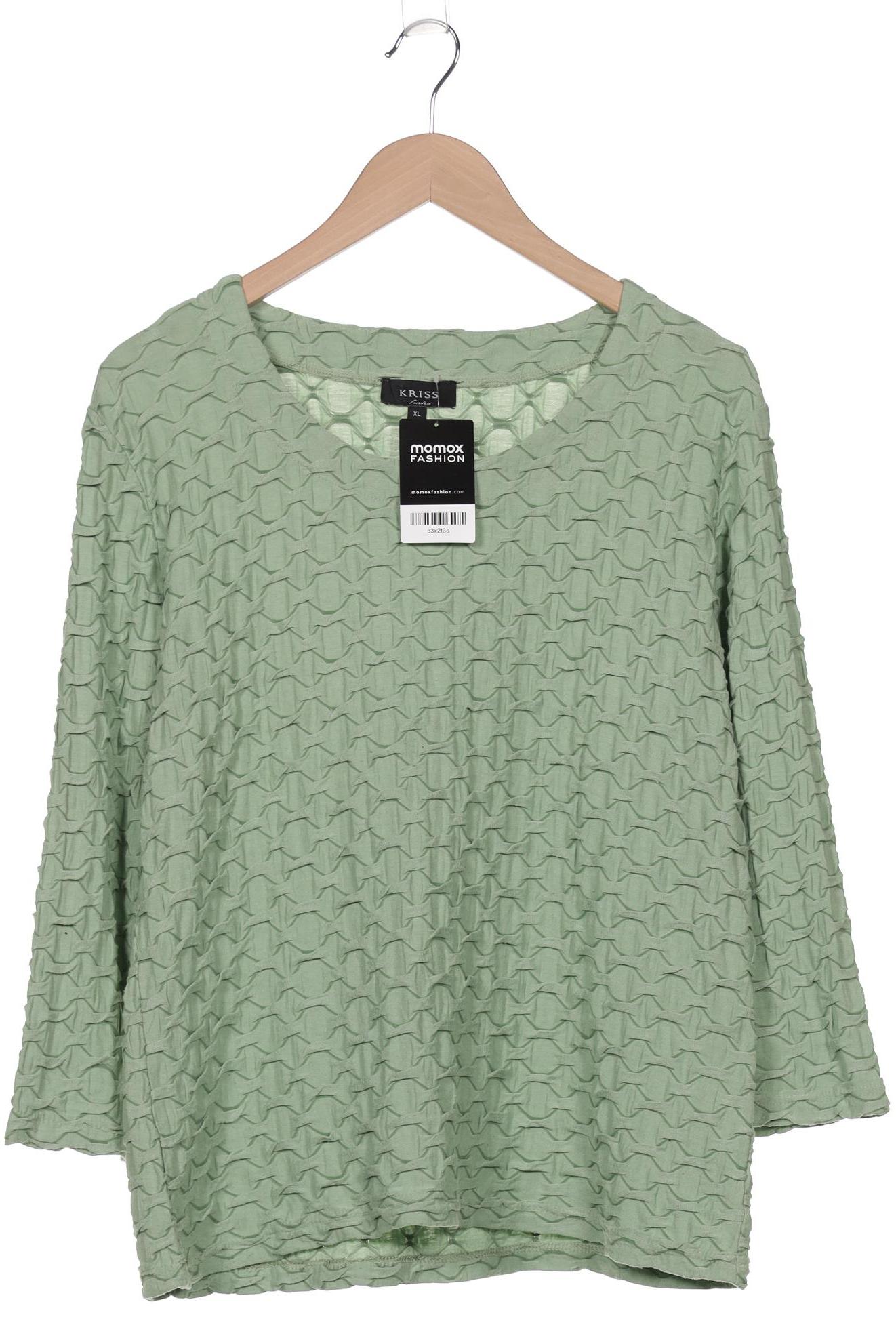 

Kriss Sweden Damen Langarmshirt, grün, Gr. 44